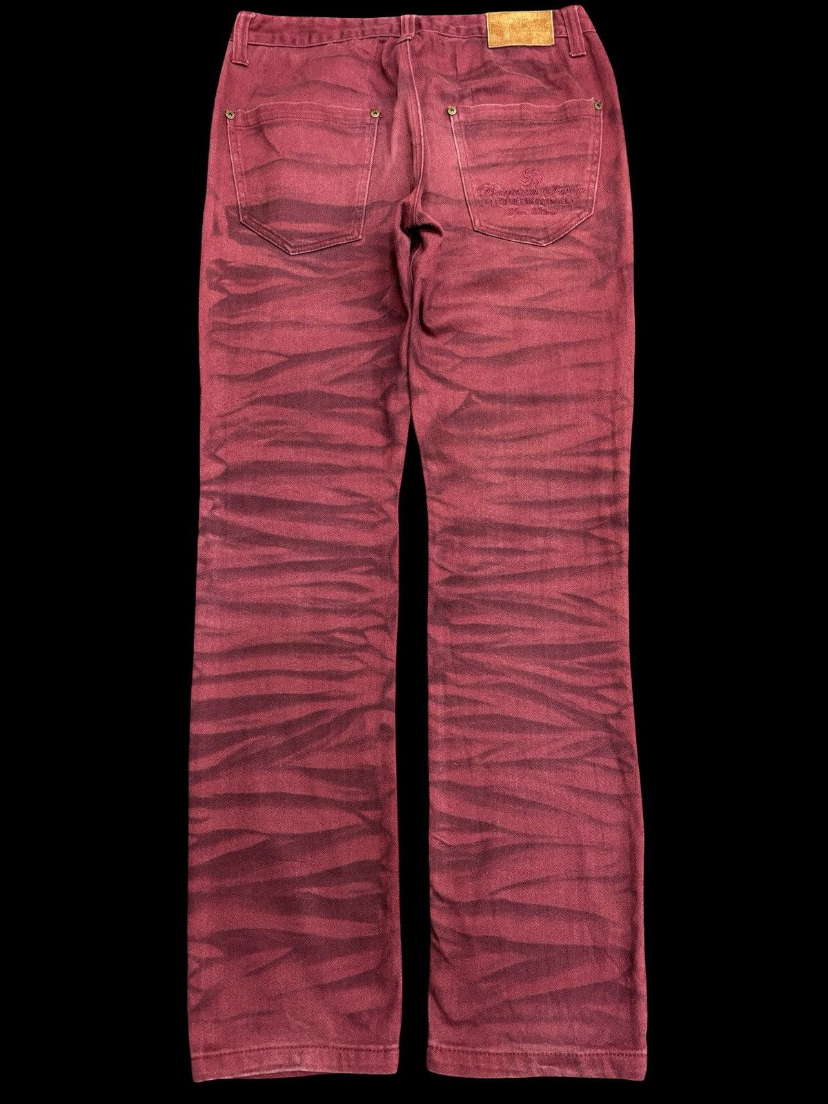 Japanese Brand 💥Insane Surf Style💥Banana Seven Slash Fades Denim F563 Size US 32 / EU 48 - 2 Thumbnail