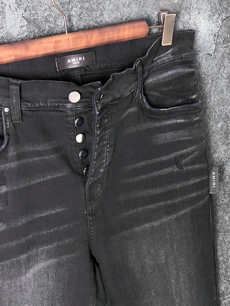 Amiri AmiriBlack elastic jeans 2503-Nextarrow Size US 30 / EU 46 - 5 Thumbnail