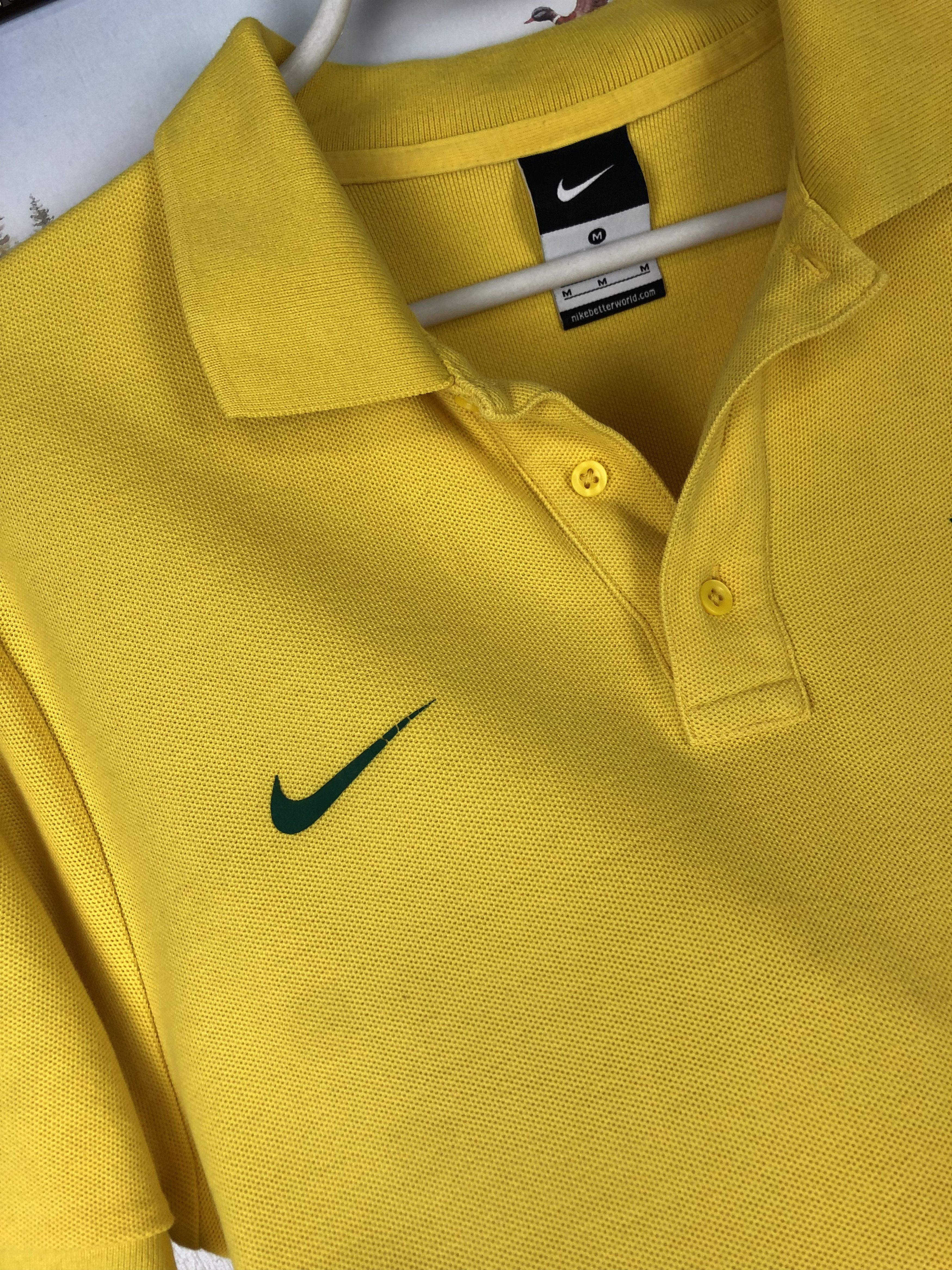 Nike Nike Brazil Football Shirt Soccer Polo Jersey National Tee Size US M / EU 48-50 / 2 - 3 Thumbnail