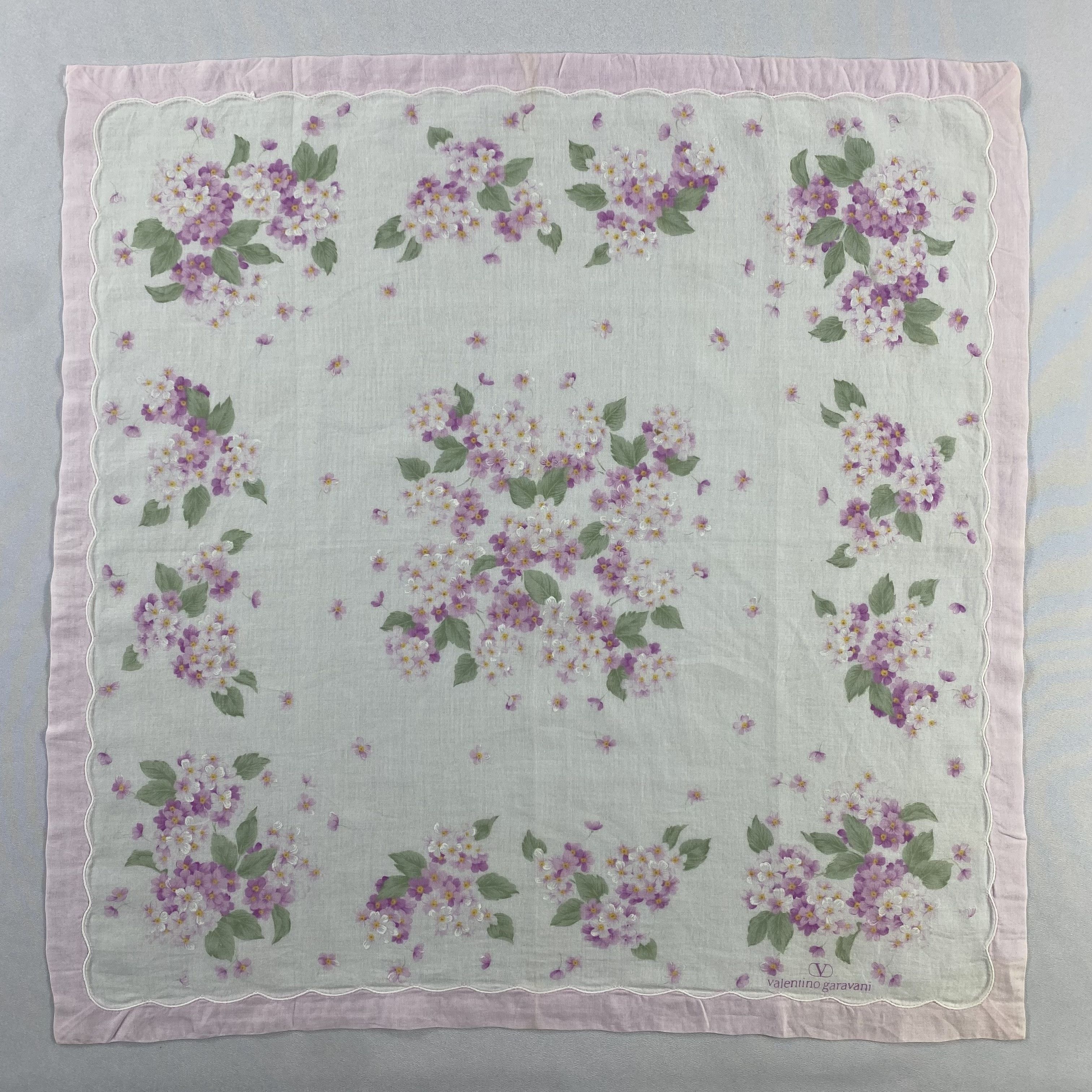 Valentino × Vintage Valentino Garavani Bandana/ Handkerchief / Neckerchief-P1918 Size ONE SIZE - 1 Thumbnail
