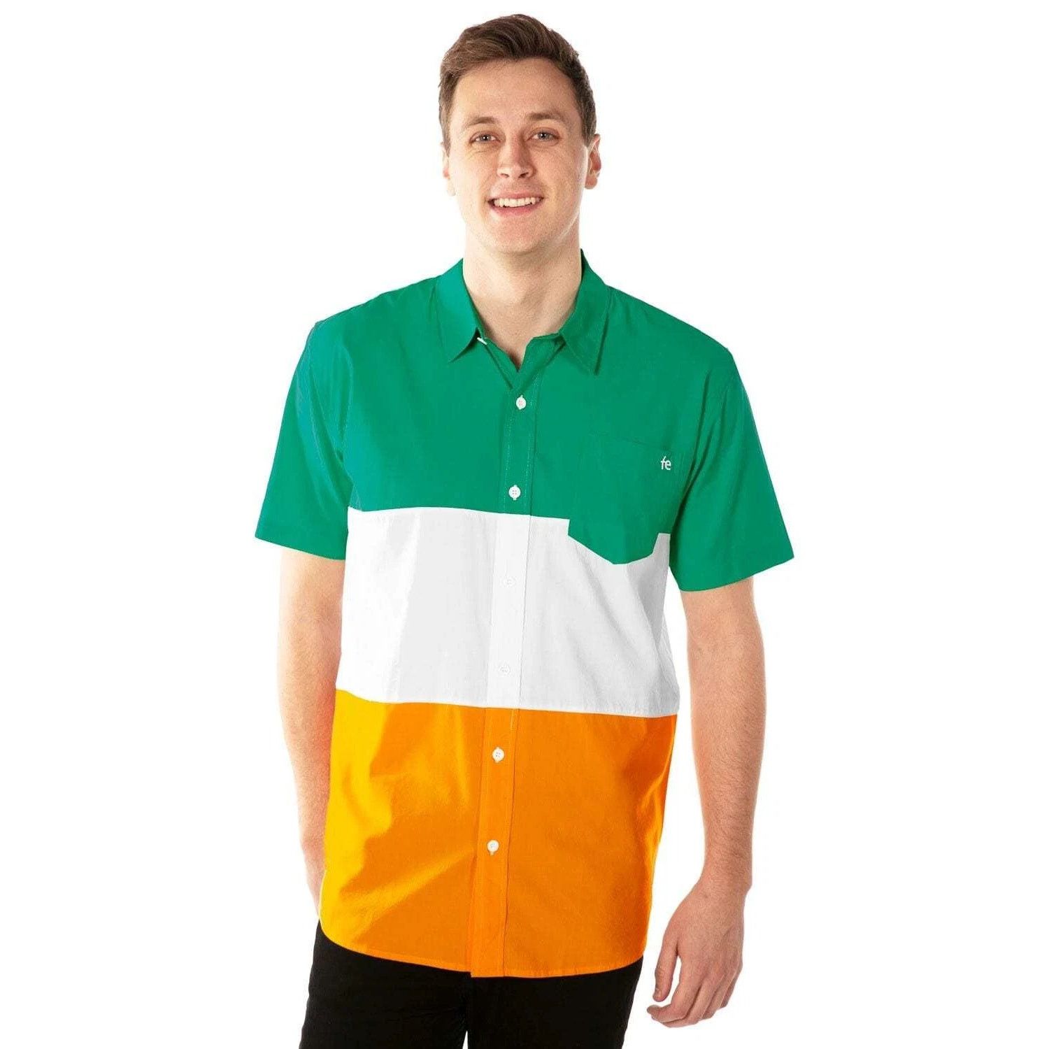 Tipsy Elves Tipsy Elves Irish Flag Button Up Shirt Men’s XL St Patrick’s Size US XL / EU 56 / 4 - 1 Thumbnail