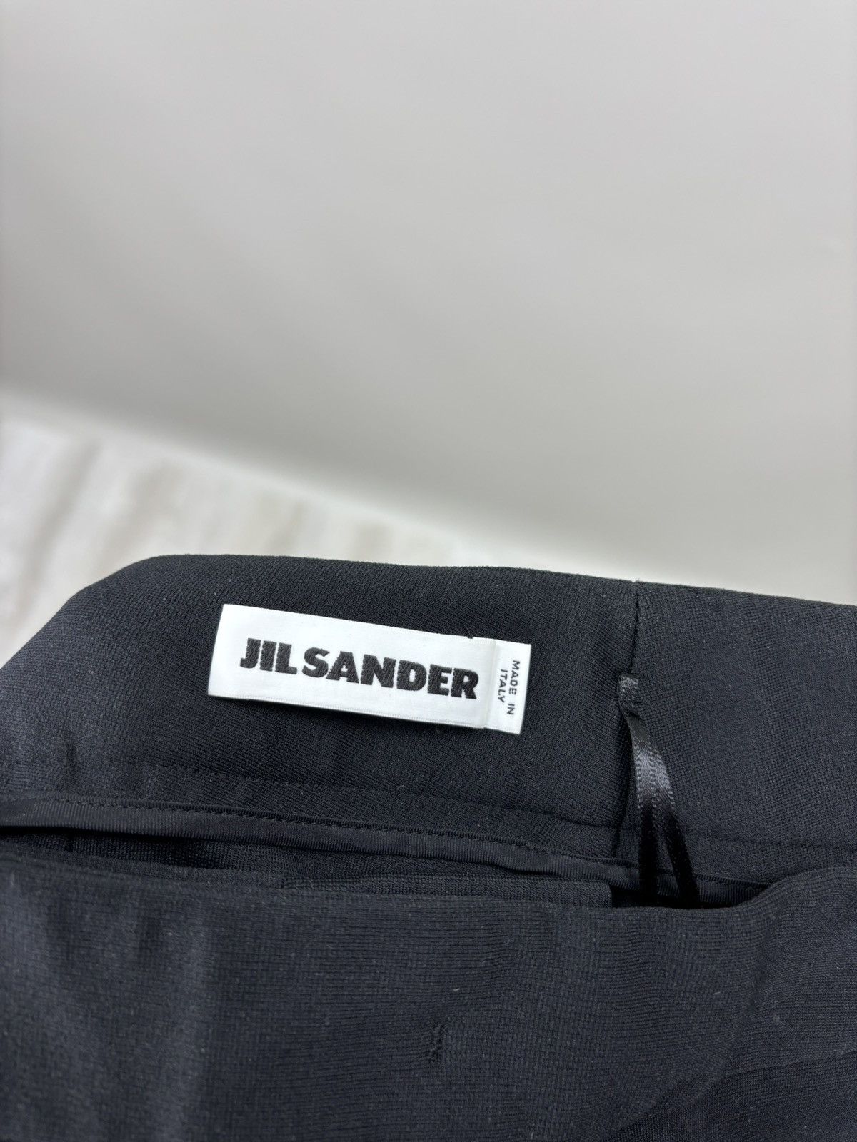 Jil Sander Womens pants Jil Sander Size 38 Color Black Size 26" / US 2 / IT 38 - 7 Thumbnail