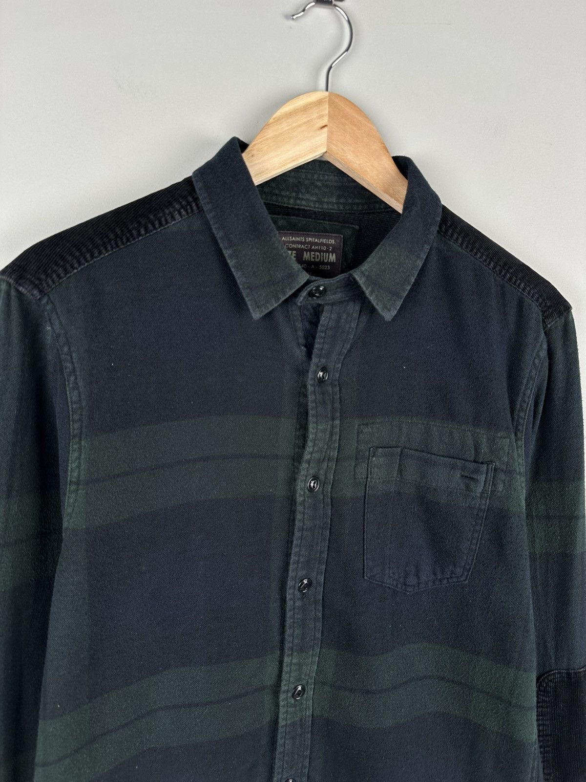 Allsaints × Flannel AllSaints Bracker Flannel Button Up Shirt Size US M / EU 48-50 / 2 - 1 Thumbnail