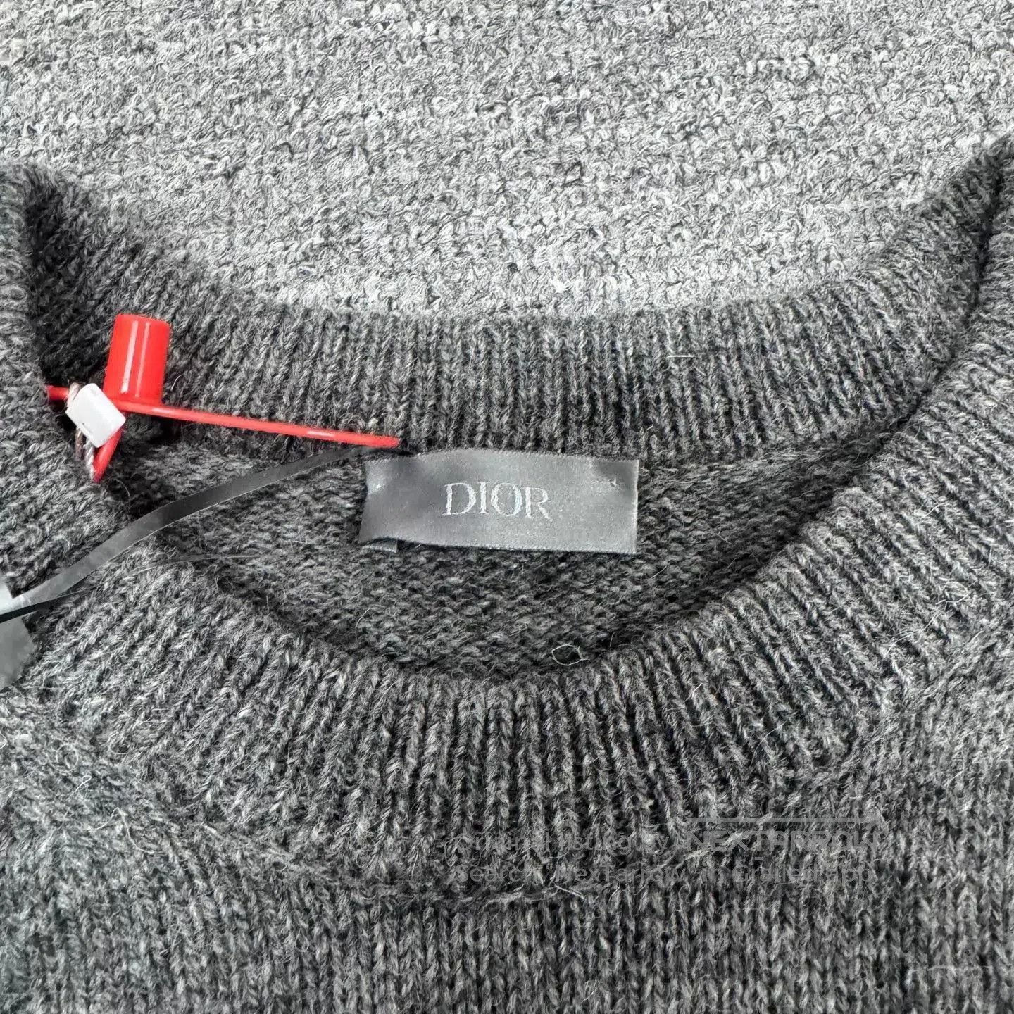 Dior Gray Crewneck Sweater Size L. Size US L / EU 52-54 / 3 - 6 Thumbnail