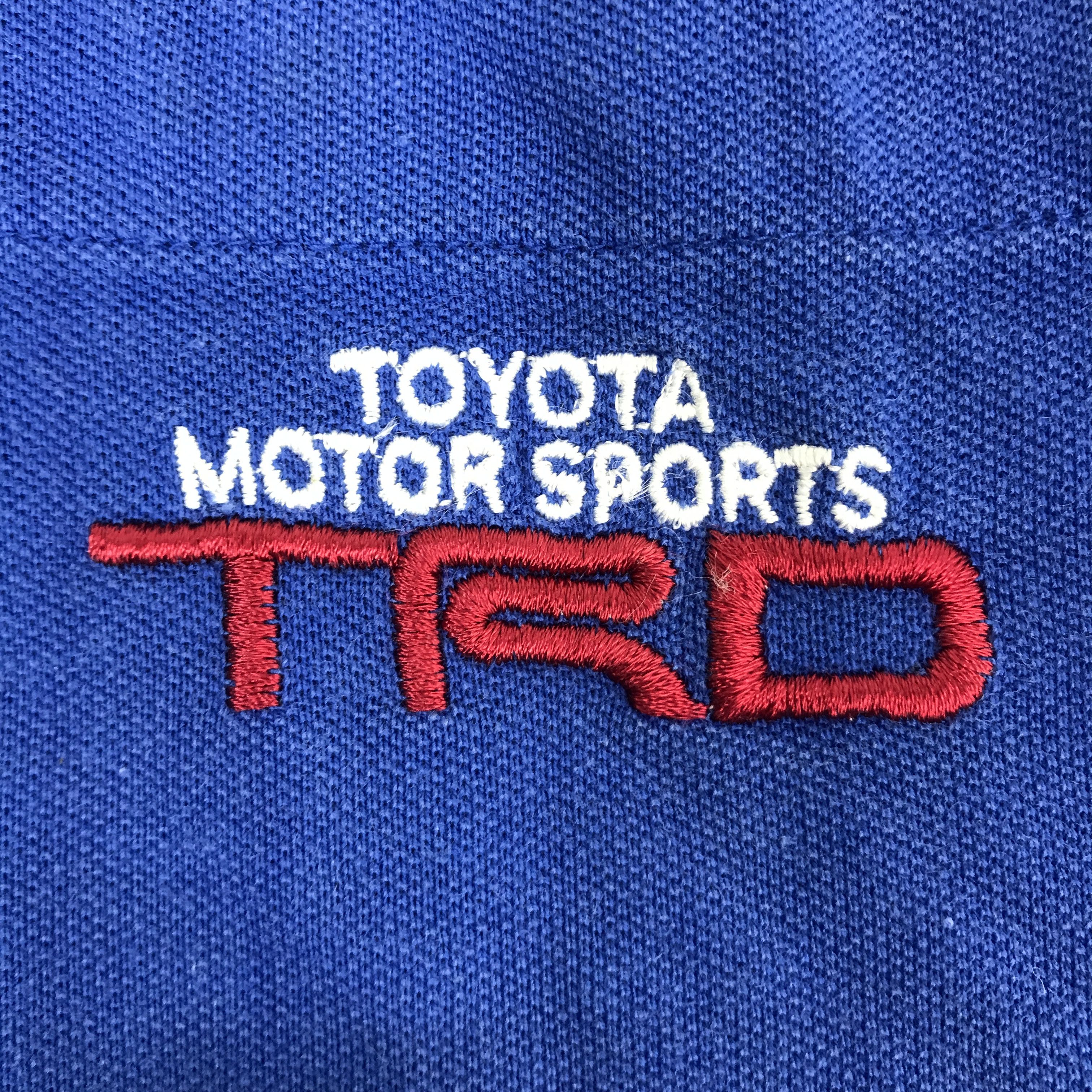 Japanese Brand TOYOTA TRD RACING POLO SHIRT LONG SLEEVE Size US M / EU 48-50 / 2 - 11 Thumbnail