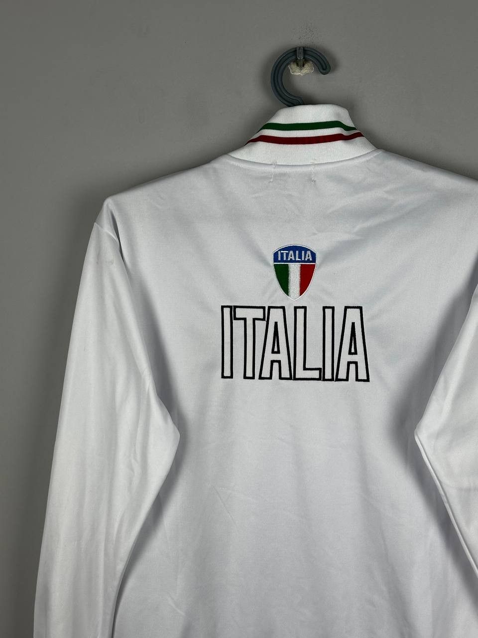 Vintage Vintage Italia Blockcore White Rare Y2K Track Jacket Size US M / EU 48-50 / 2 - 11 Thumbnail