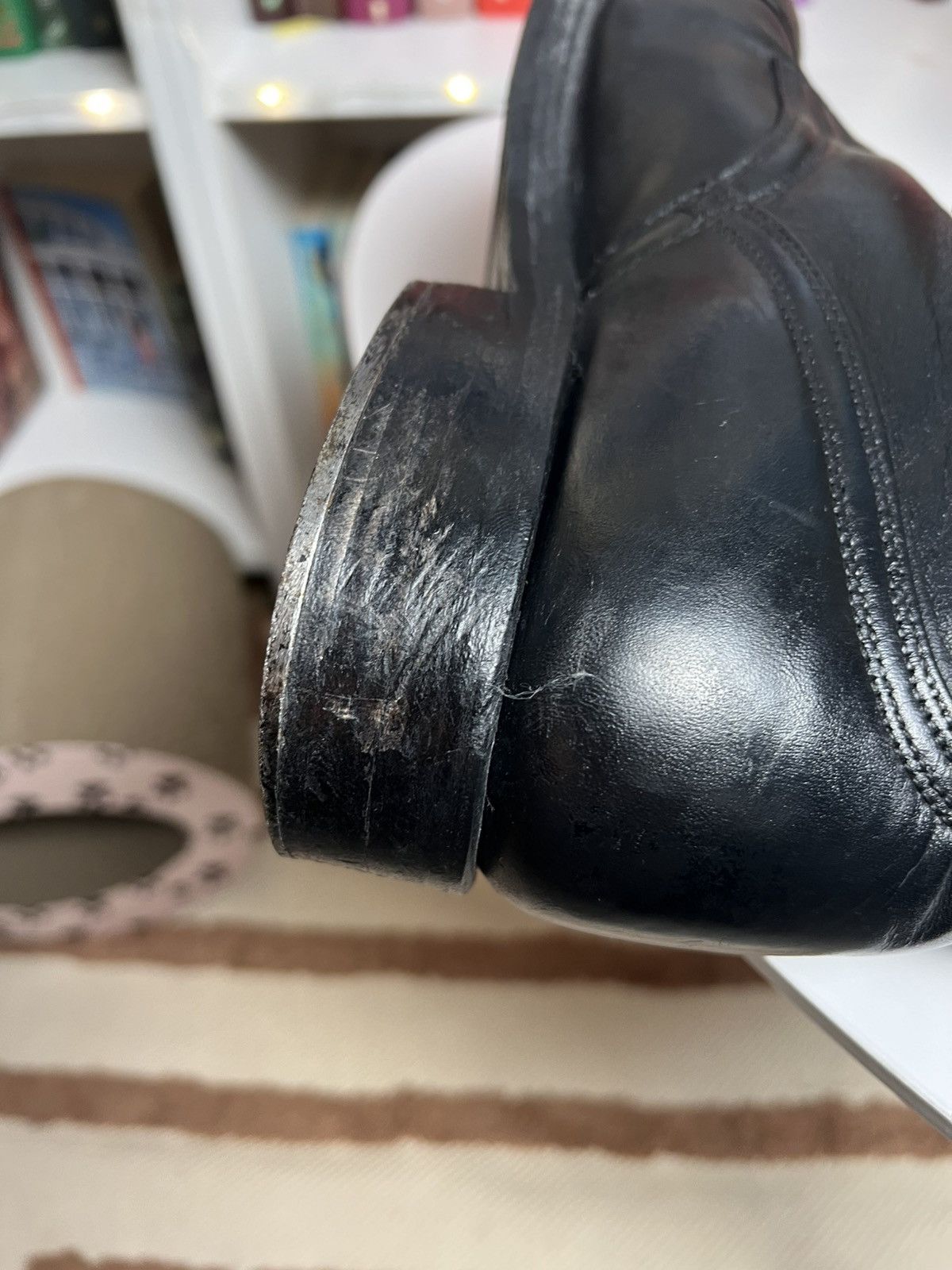 Vintage 20 HMAK 19 leather army boots Denmark vintage rare Size US 9 / EU 42 - 7 Thumbnail