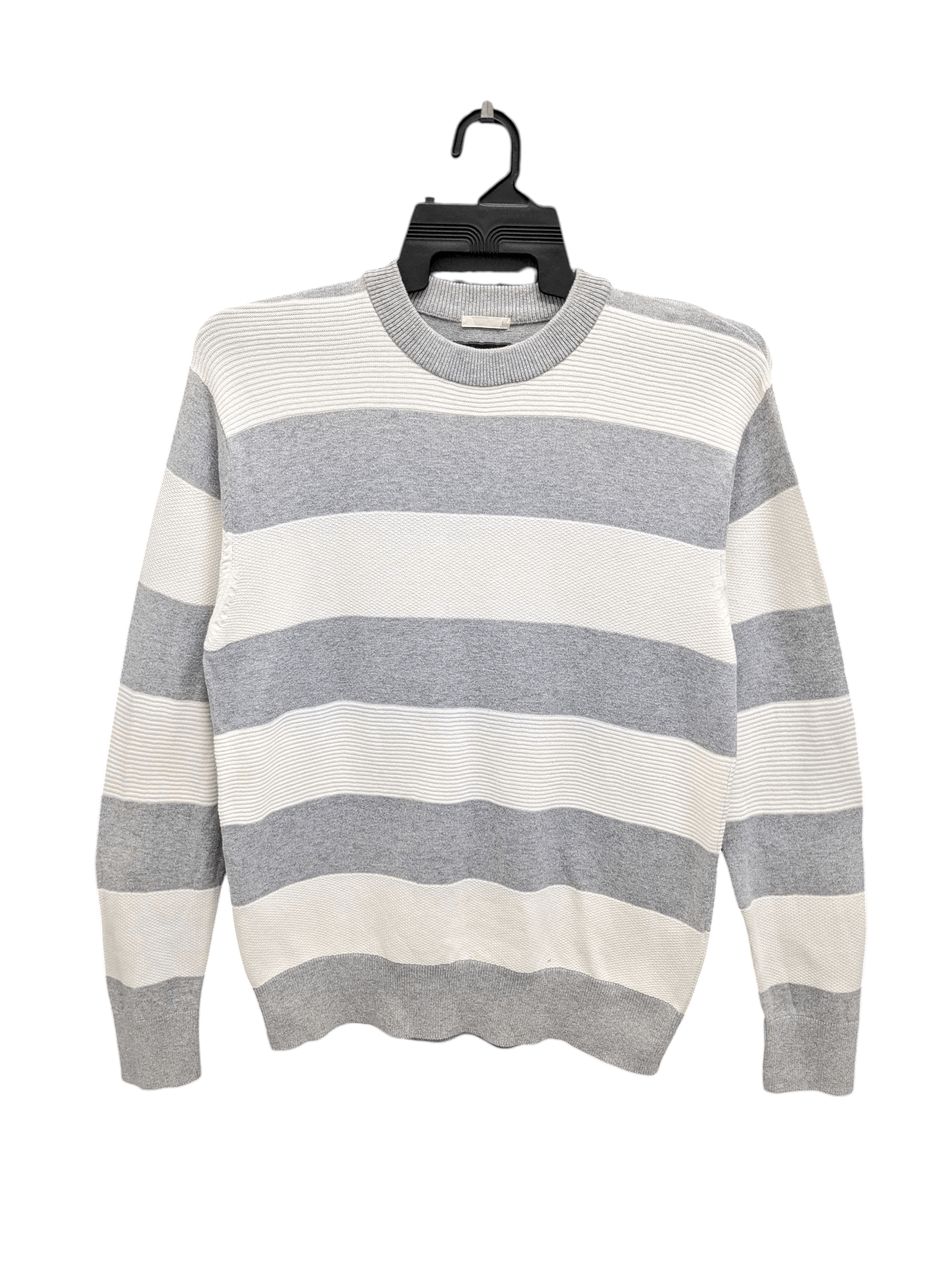 GU Japanese Brand GU Horizontal Striped Crewneck Size US L / EU 52-54 / 3 - 1 Thumbnail