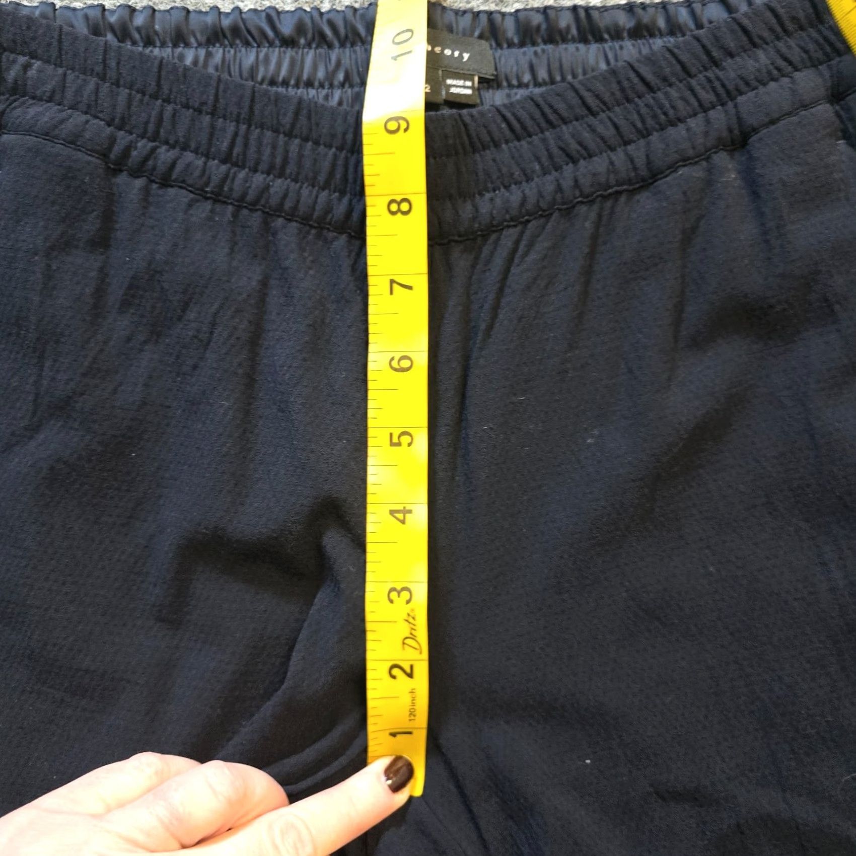 Theory VINTAGE? No. Theory Pants Womens Size 2 Black Wool Blend Tapered Pull On Capsule Minimalist Size 26" / US 2 / IT 38 - 6 Thumbnail