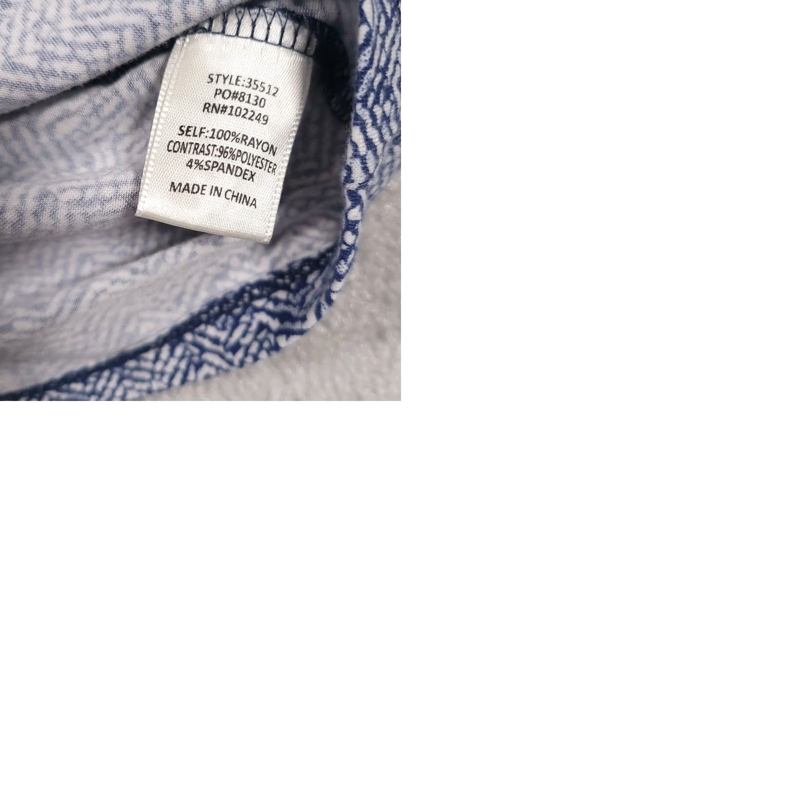 Vintage Skies are Blue Shirt Women's 2XL Blue Boho Artsy Sleeveless Peasant Blouse Size XXL / US 16-18 / IT 52-54 - 9 Thumbnail
