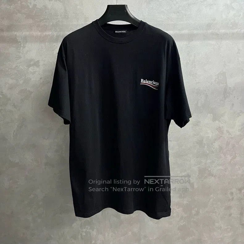 Balenciaga Balenciaga Black Cola Print Oversized T-Shirt. Size US M / EU 48-50 / 2 - 1 Thumbnail