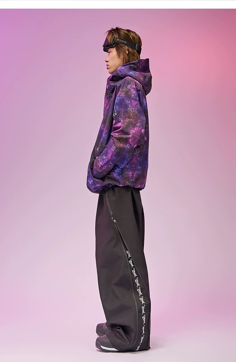 Other Purple Starry Sky Series Hard Shell Ski Jacket Size US 32 / EU 48 - 22 Thumbnail