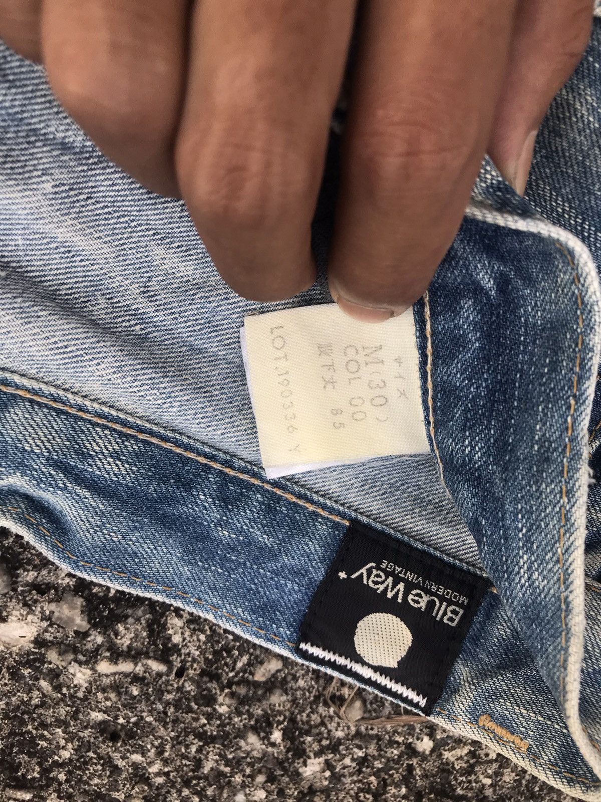 Japanese Brand Vintage Y2K Blue Way Distressed Denim pants Size US 28 / EU 44 - 12 Thumbnail