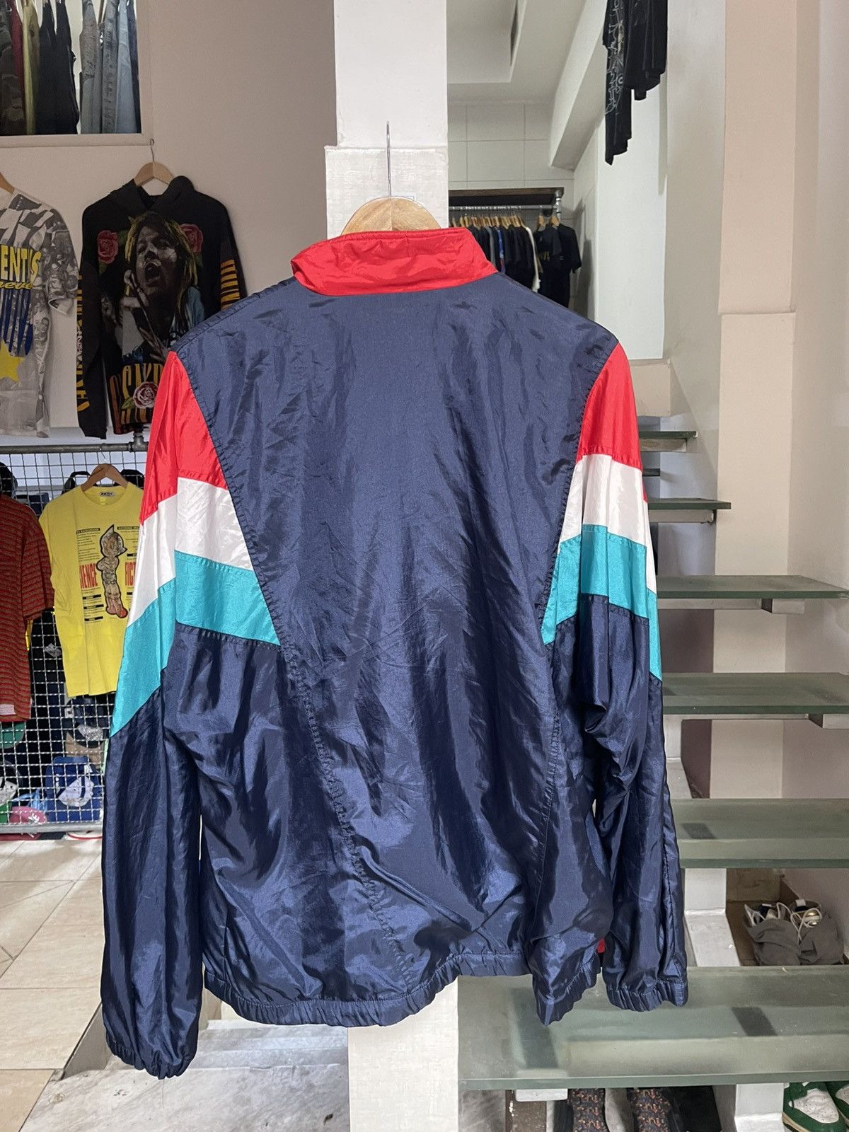 Adidas × Vintage Vintage Adidas Windbreaker 90s Size US XL / EU 56 / 4 - 2 Thumbnail