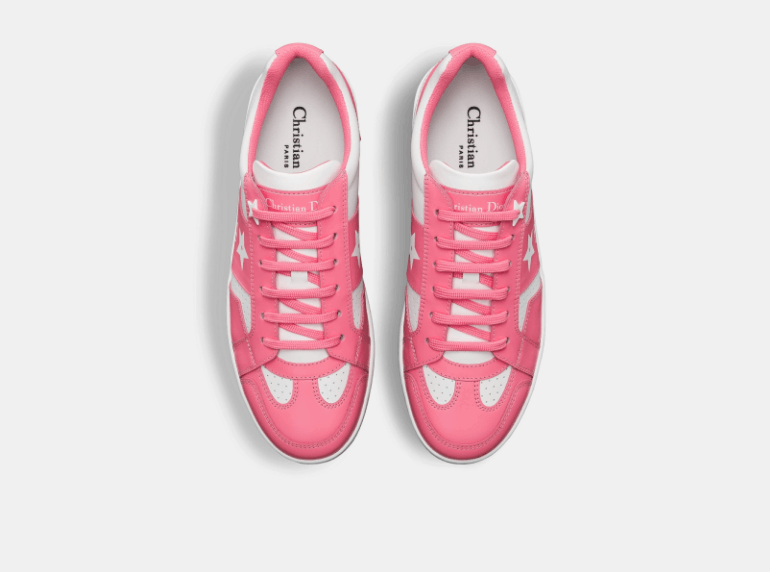 Dior o1w1db10825 KCK417 Low-Top Sneakers in White/Candy Pink Size US 8 / IT 38 - 3 Thumbnail
