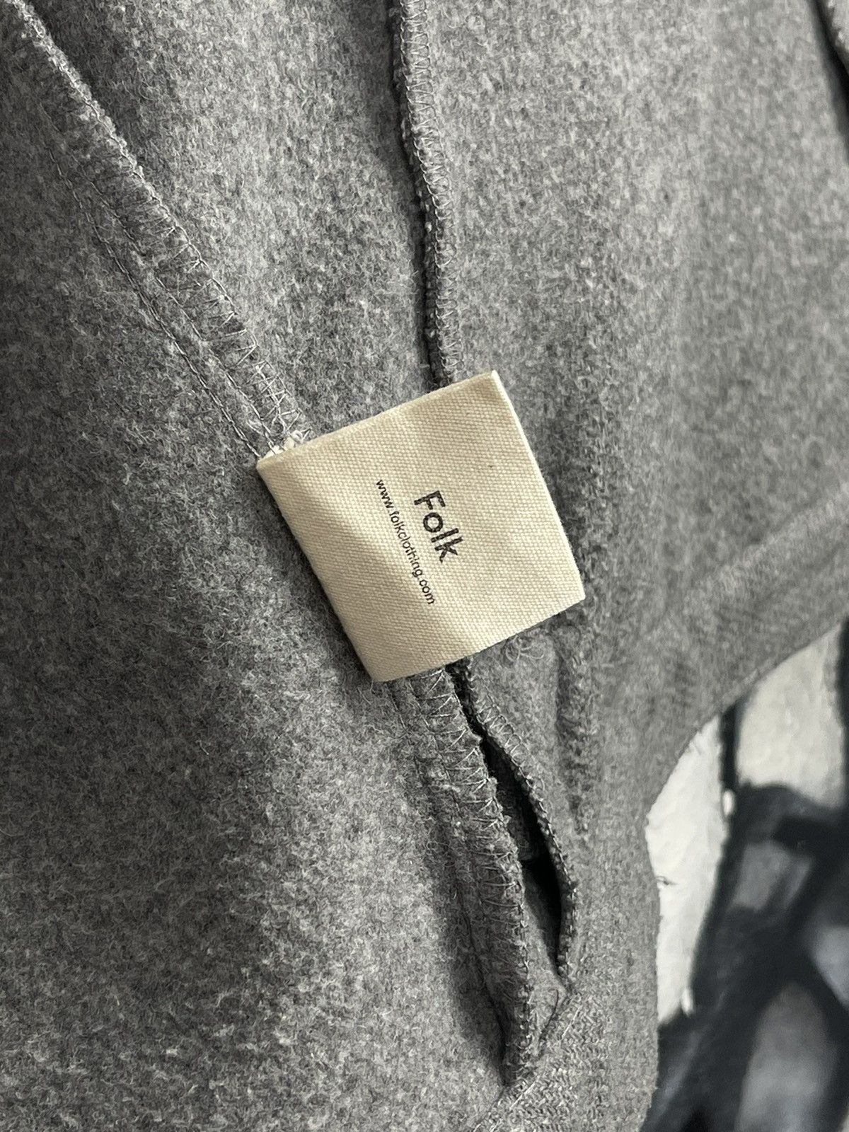 Folk FOLK Grey Wool Overshirt Coat Jacket Men’s Size 4 Size US L / EU 52-54 / 3 - 15 Thumbnail