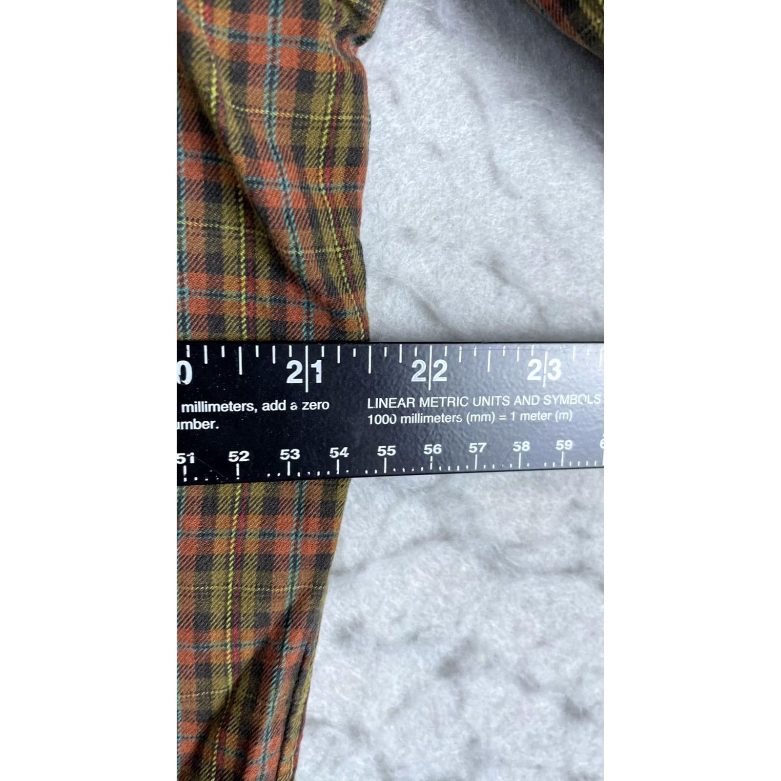 Ralph Lauren Ralph Lauren Shirt Mens Medium Brown Plaid Long Sleeve Button Front Pony Logo Size US M / EU 48-50 / 2 - 4 Thumbnail