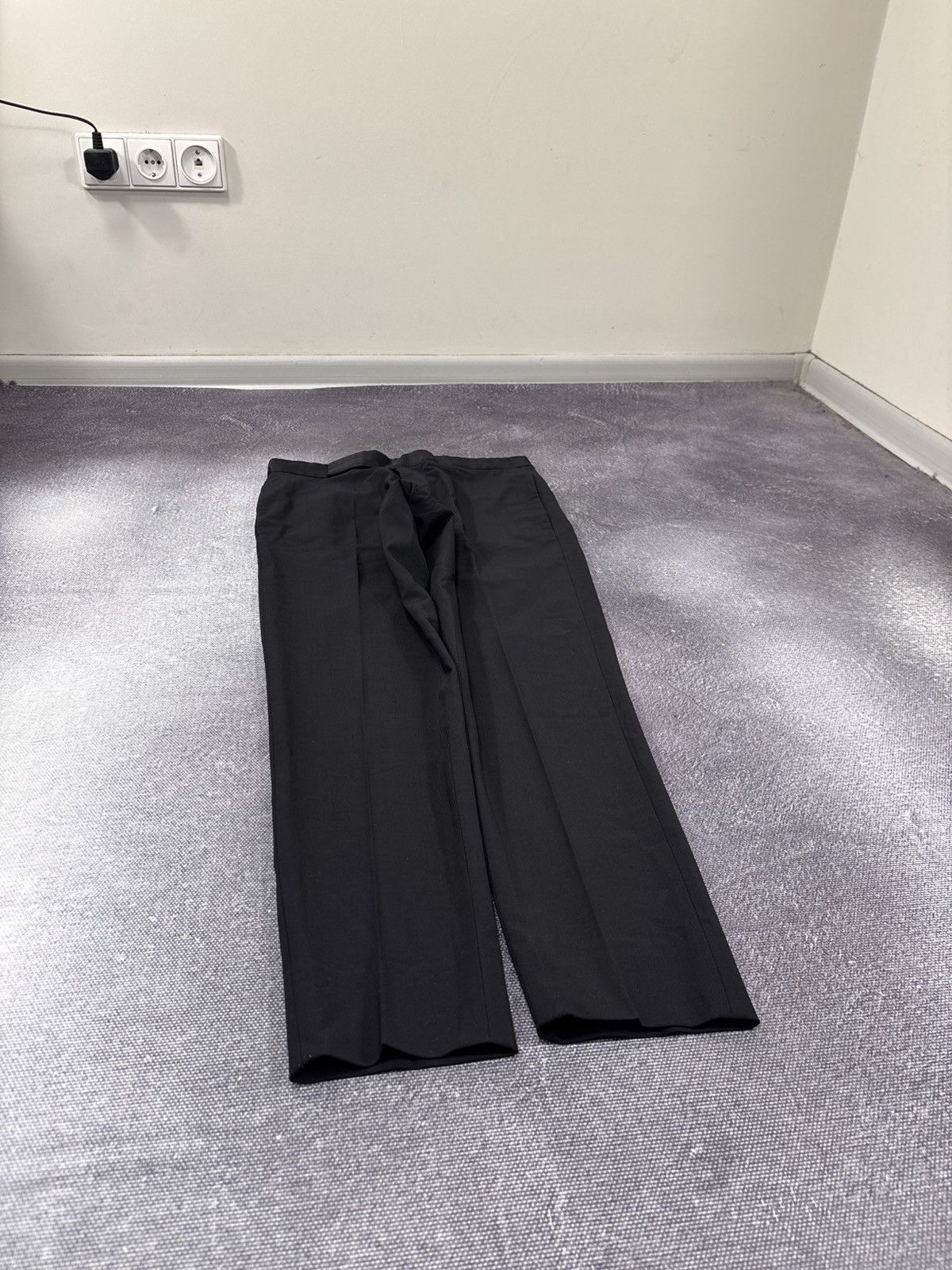 Armani Collezioni Armani Collezioni Women’s Black Tailored Dress Pants Size 30" / US 8 / IT 44 - 3 Thumbnail