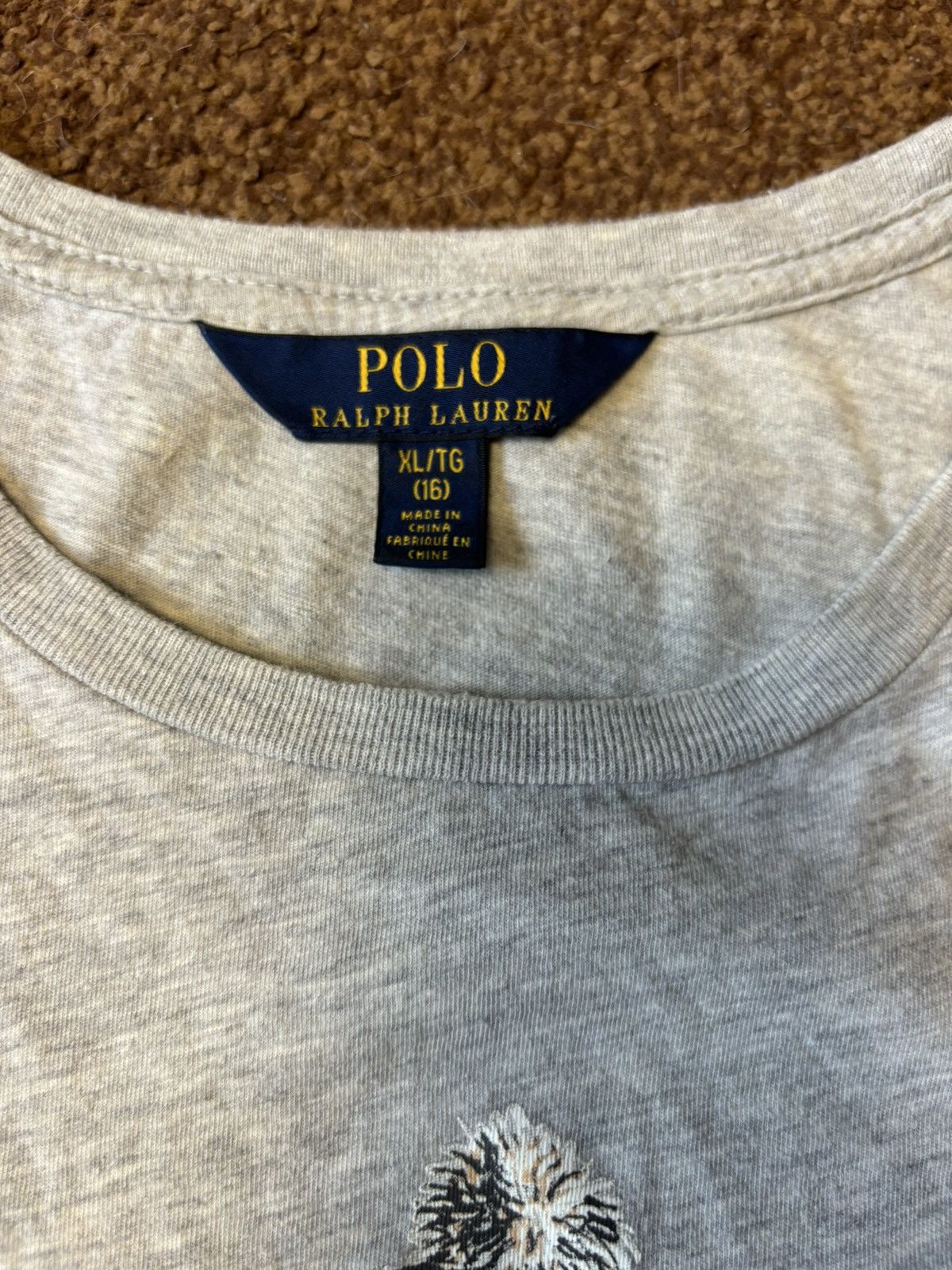 Japanese Brand × Polo Ralph Lauren Y2k Polo Ralph Lauren 'Polo Bear' Tee Size S / US 4 / IT 40 - 3 Thumbnail