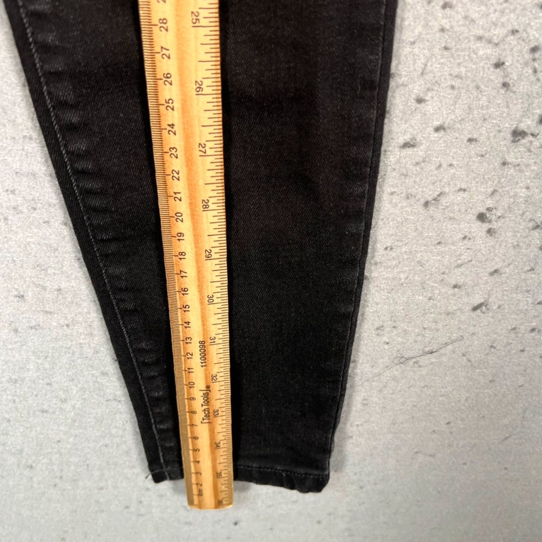 Everlane Everlane Jeans Women's 8 High Rise Skinny Black Cotton Blend Denim Cropped Stretch 5-Pocket Inseam 24" Size 30" / US 8 / IT 44 - 6 Thumbnail