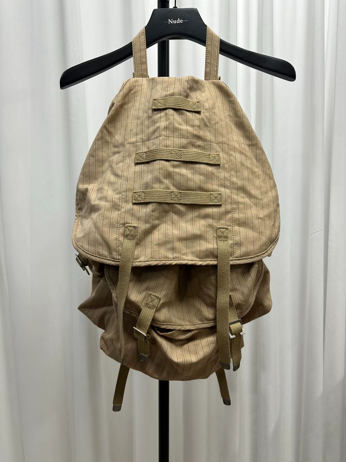 Junya Watanabe Junya Watanabe Man Wool Parachute Backpack - Droopy, Pouch Size ONE SIZE - 2 Thumbnail