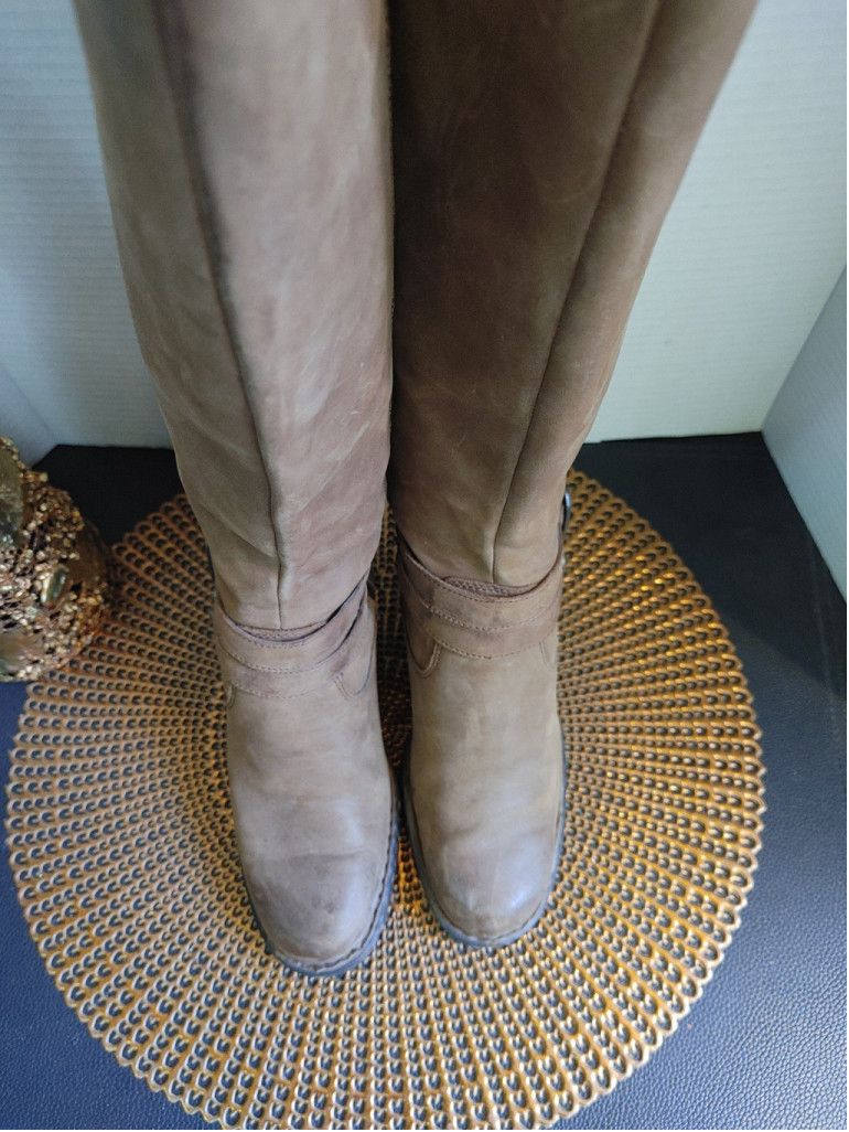 Born Born Leather Riding Boots Size 7 Size US 7 / IT 37 - 5 Thumbnail