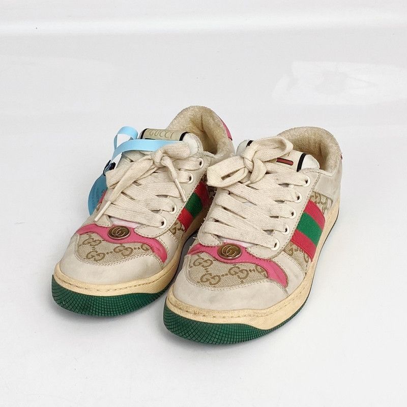 Gucci Gucci Screener Low-Top Sneakers for Men - Size US 5.5 / EU 38 - 2 Thumbnail