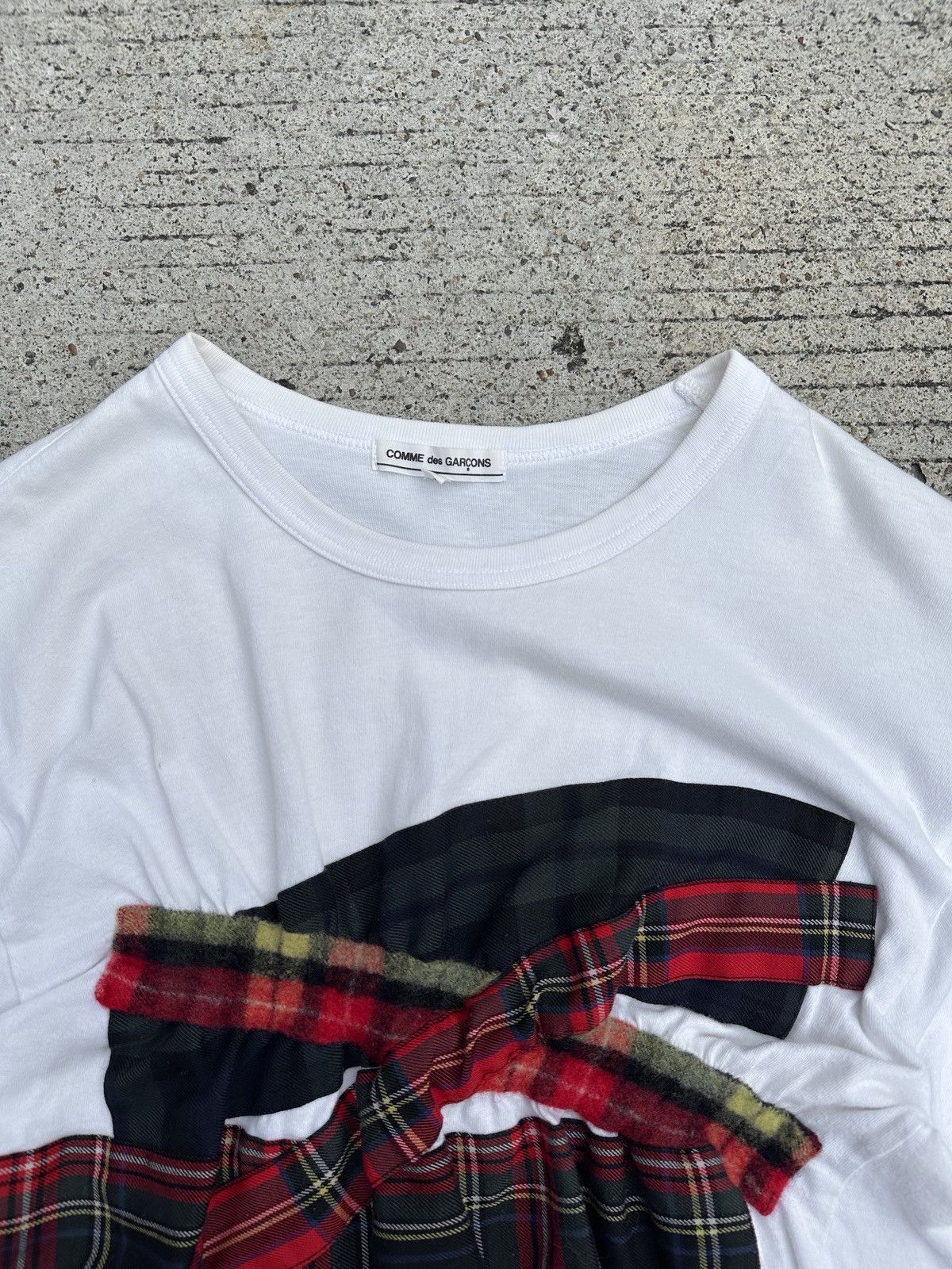 Comme des Garcons Comme des Garcons Plaid Patchwork Reconstructed Tee Size US L / EU 52-54 / 3 - 3 Thumbnail