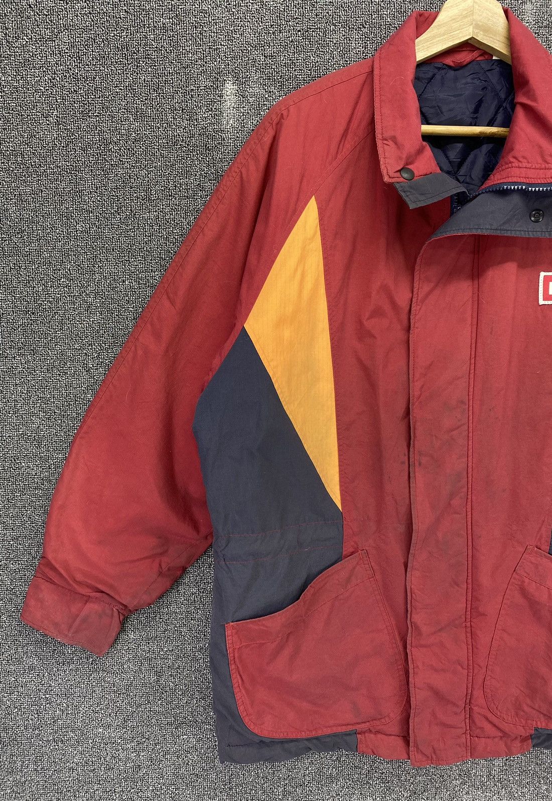 Japanese Brand Vintage ENEOS Workwear Spell Out Logo Bomber Jacket Size US L / EU 52-54 / 3 - 3 Thumbnail