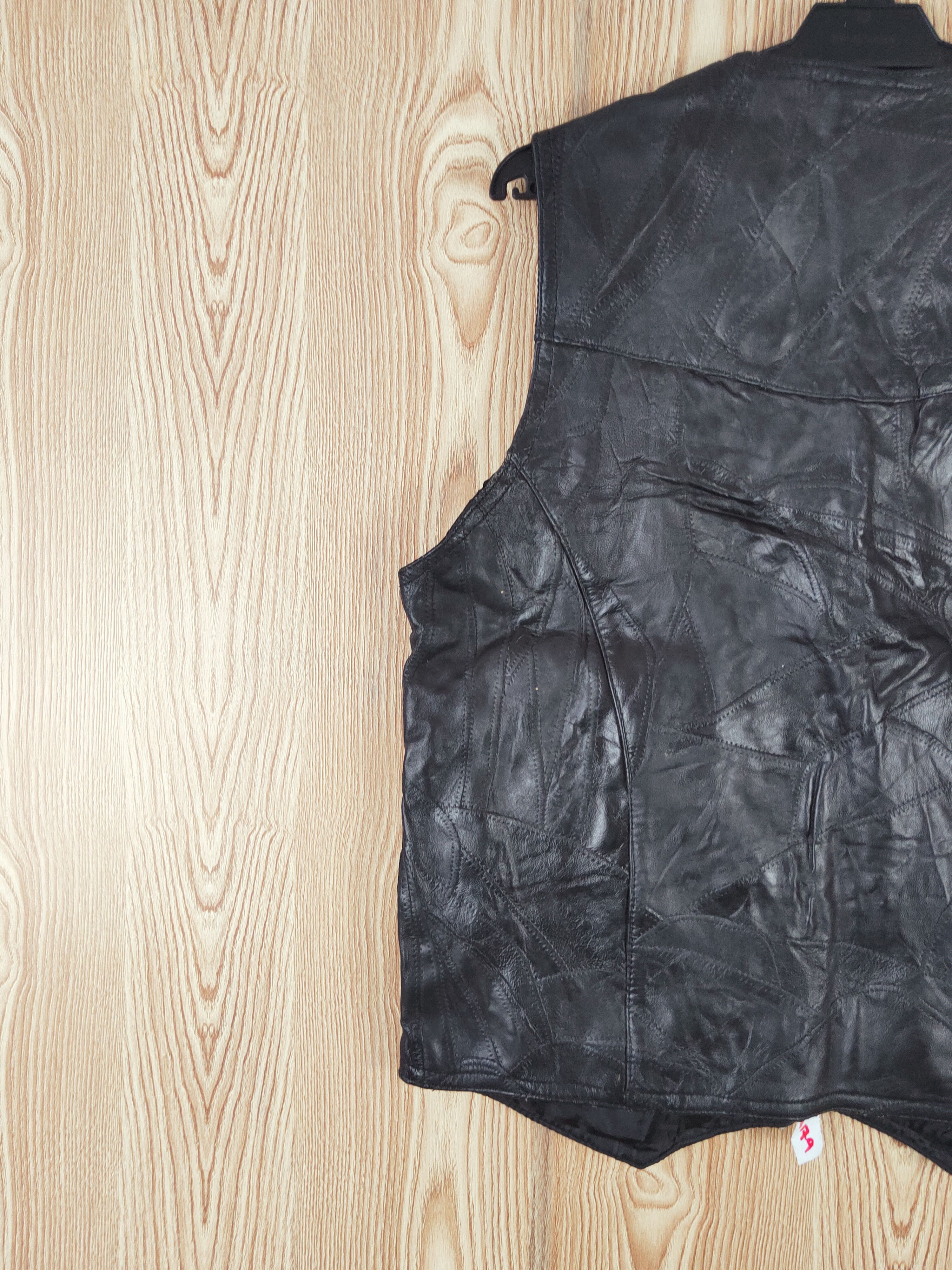 Japanese Brand Japanese Brand vintage Black Leather Vests #W179 Size US M / EU 48-50 / 2 - 9 Thumbnail