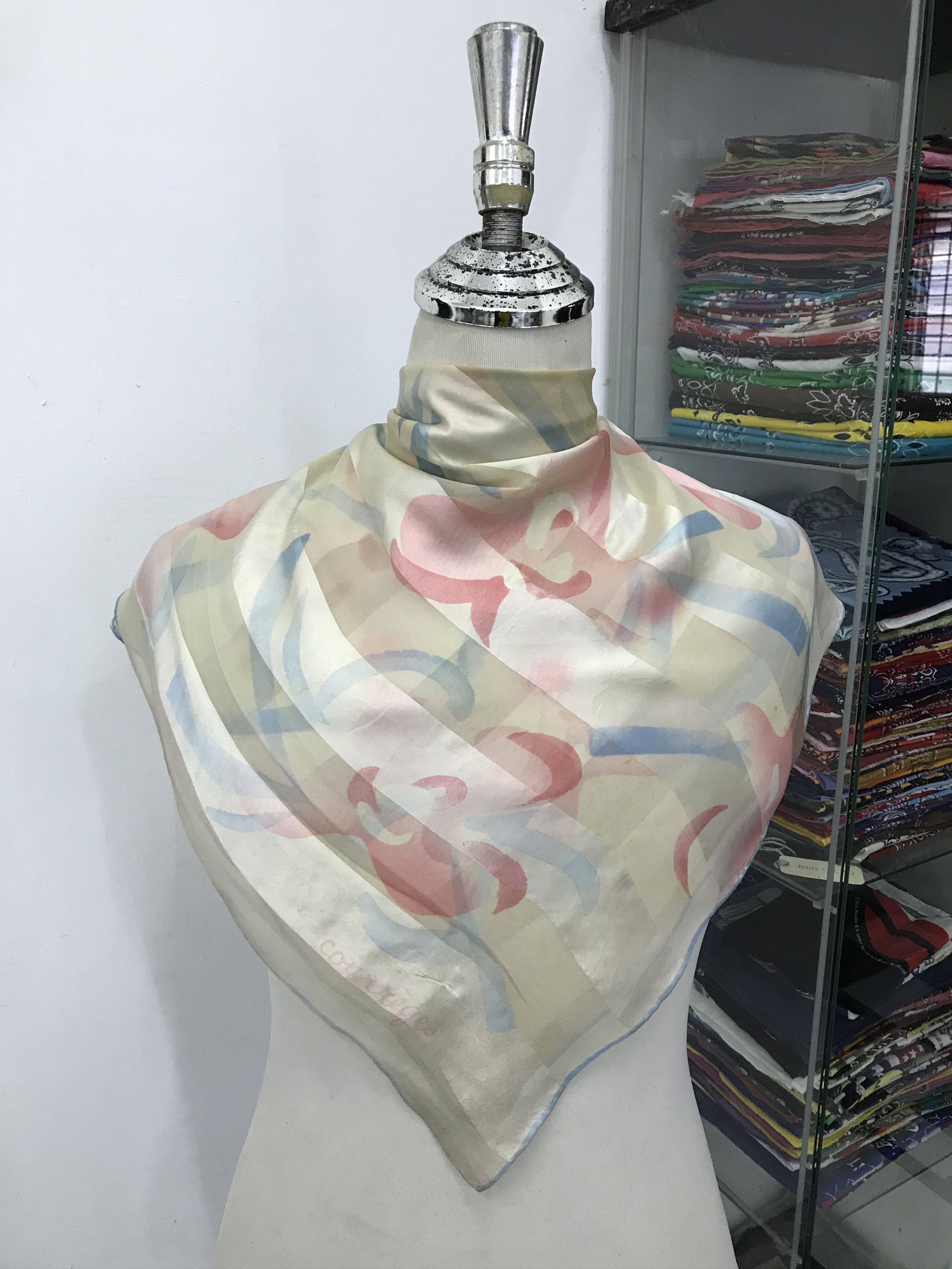 Vintage Courreges Silk Scarf