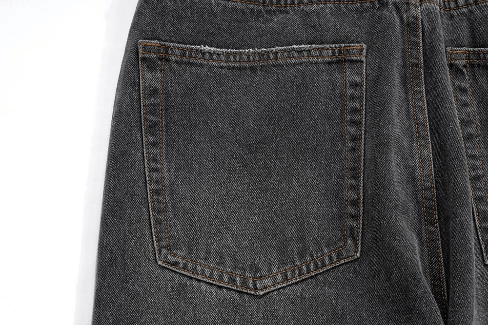 Vintage Black Ripped Baggy jeans Size US 34 / EU 50 - 4 Thumbnail