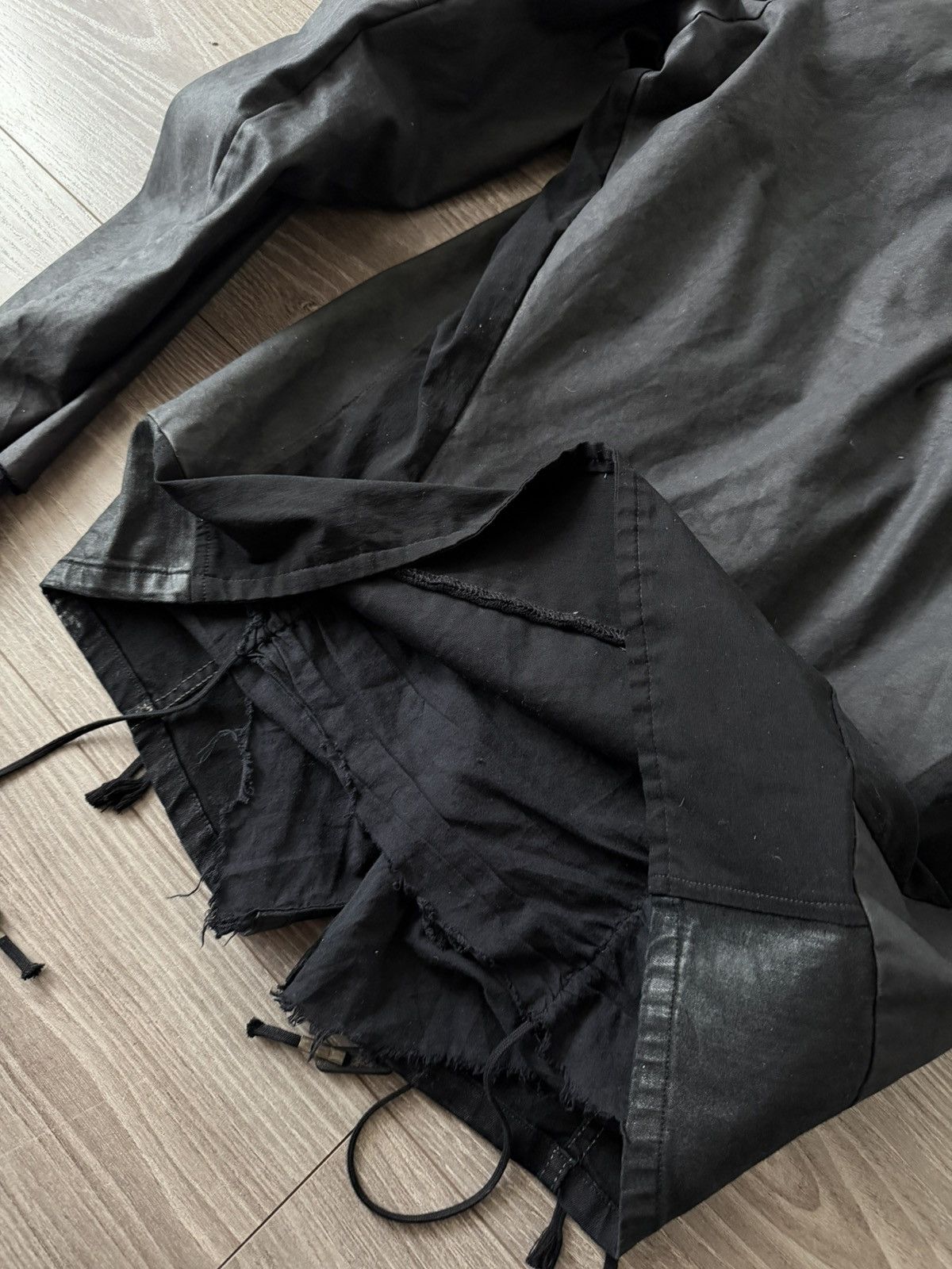 Boris Bidjan Saberi Boris Bidjan Saberi AW09-10 JP2 Waxed Perforated Lamb JCKT Size US M / EU 48-50 / 2 - 25 Thumbnail