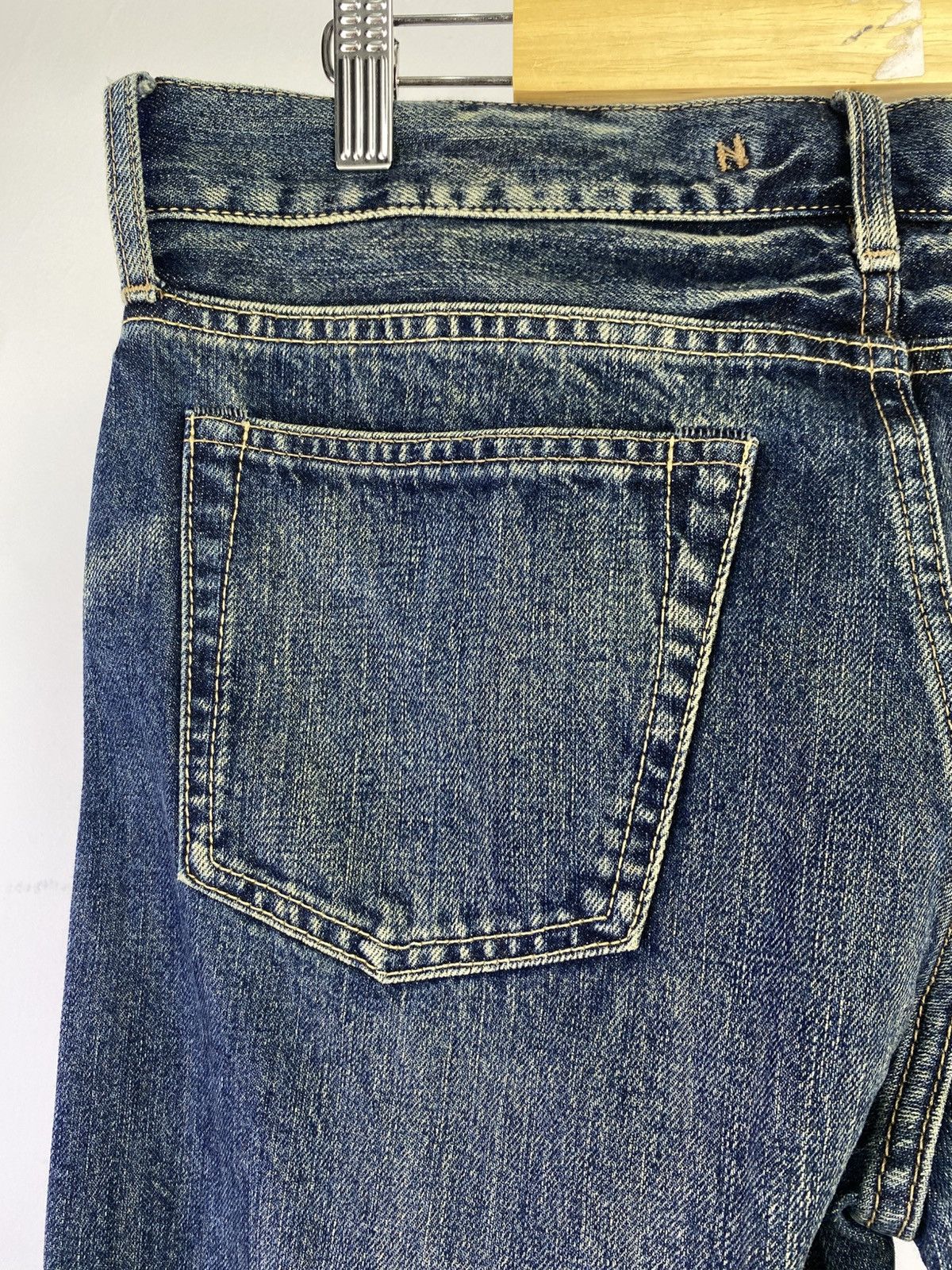 GOA Goa 00s Y2K Selvedge Mudwash Denim Japan Size US 32 / EU 48 - 16 Thumbnail