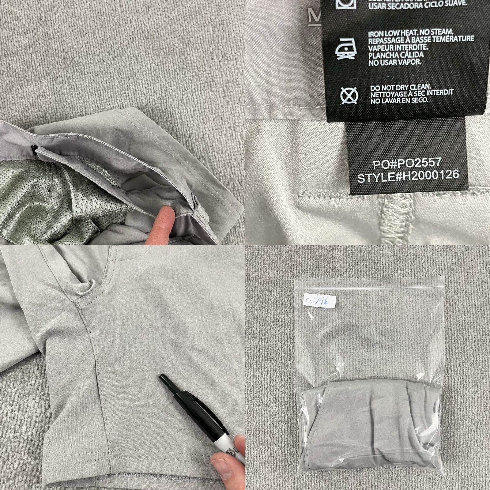 Vintage Huk Pursuit Shorts Mens Size 42 / 5.5" Gray Stretch Chino Casual Outdoor Fishing Activewear Cooler Pockets Breathable Regular Rise 42 in Waist Men Size US 42 / EU 58 - 8 Thumbnail