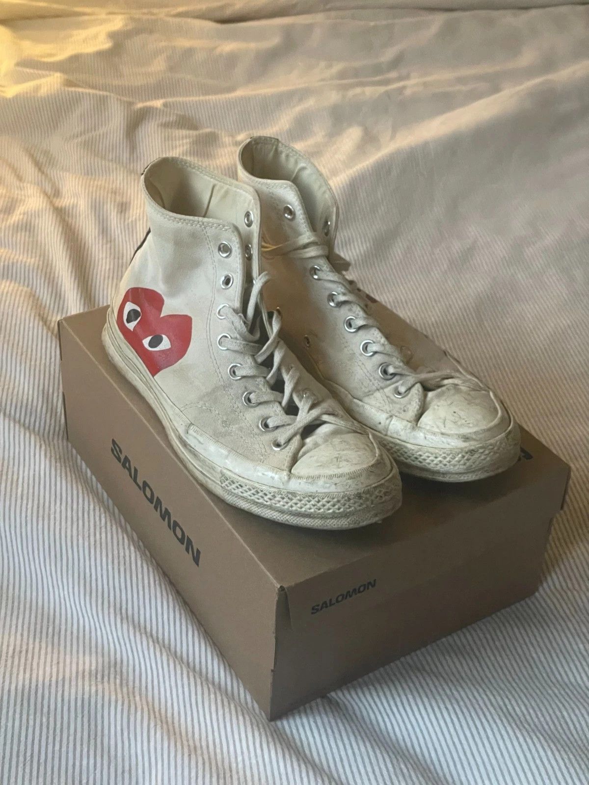 Comme des Garcons CDG Comme des Garcons Converse White Size US 9.5 / EU 42-43 - 1 Thumbnail