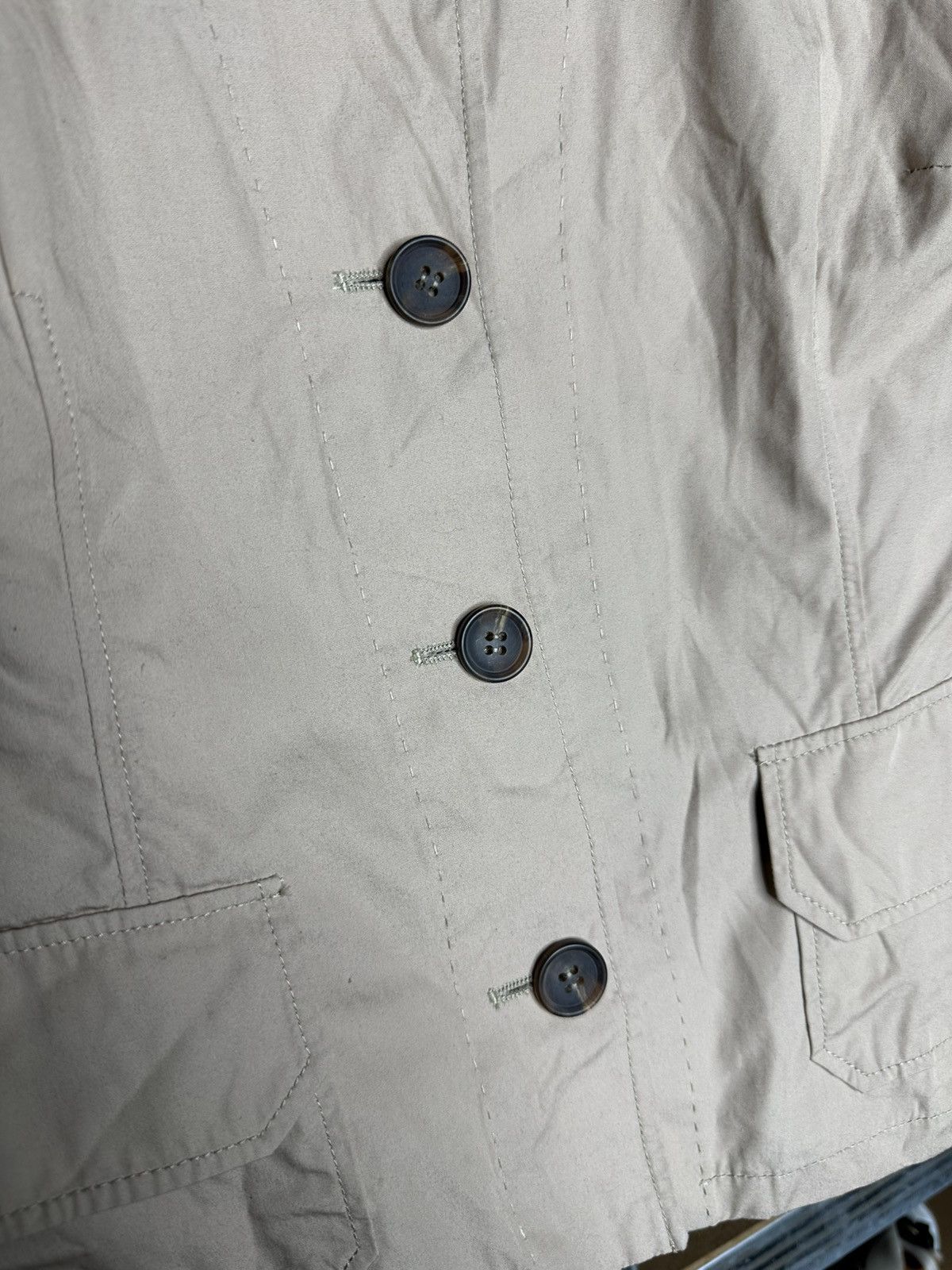 Marni Miu Miu Sand Cropped Cotton Jacket Blazer Womens Size 46 Size L / US 10 / IT 46 - 11 Thumbnail