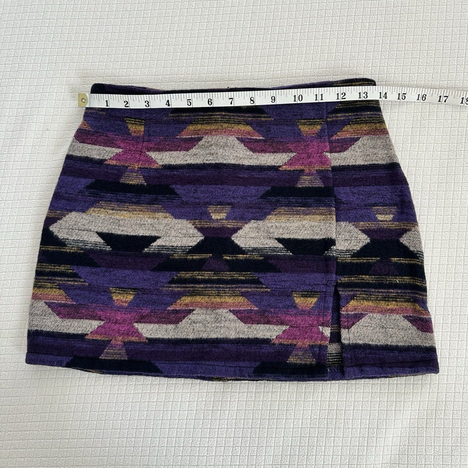 Other Geometric Festival Mini Skirt Size 2-4 Saiph Made In Italy Size 27" / US 4 / IT 40 - 8 Thumbnail