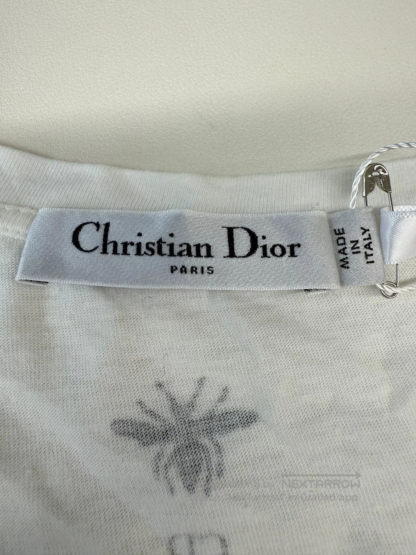 Dior dior white t-shirt with graphic design. Size US M / EU 48-50 / 2 - 3 Thumbnail