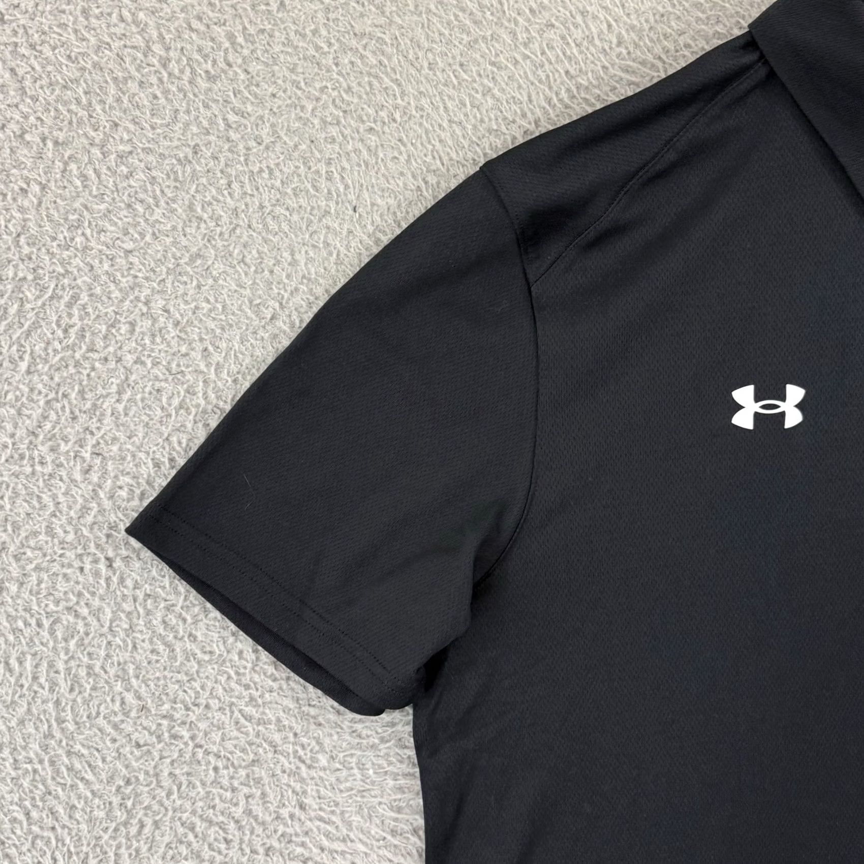 Under Armour Under Armour Polo Shirt Mens XL Black Golf Sport Stretch Team Tech Button NWT Size US XL / EU 56 / 4 - 4 Thumbnail