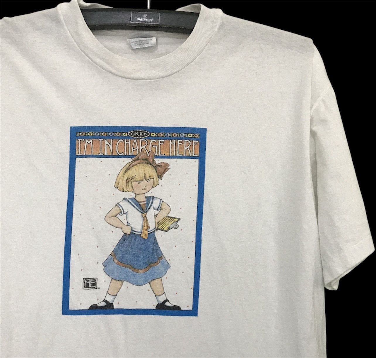 Vintage Vintage 90s MARY ENGELBREIT cartoon graphic streetwear tee Size US L / EU 52-54 / 3 - 1 Thumbnail