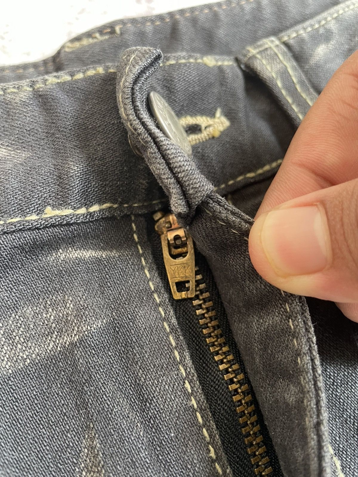 Japanese Brand Strawberry Leaves LGB Style Flare Denim Pants Size US 26 / EU 42 - 7 Thumbnail