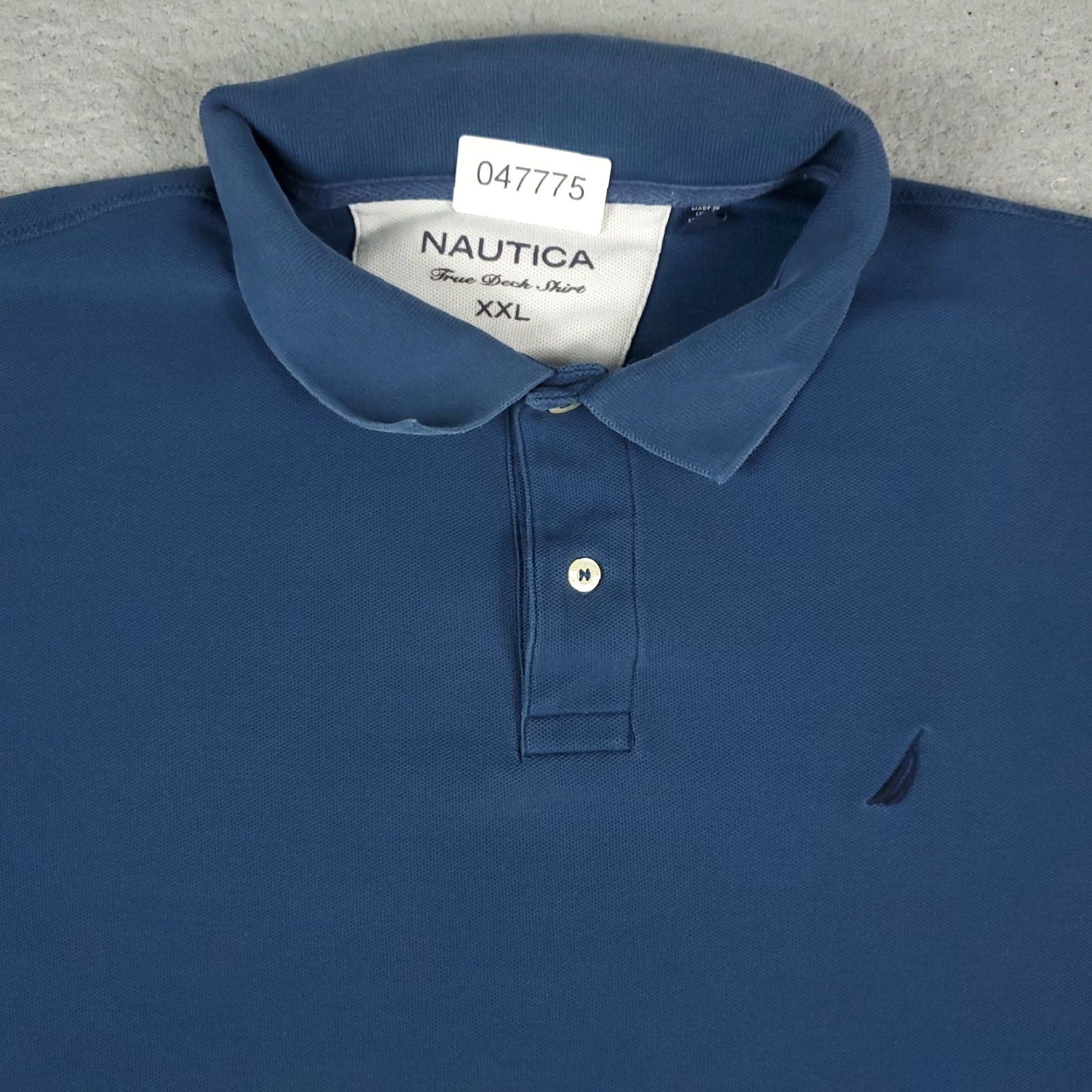 Nautica VINTAGE Nautica Polo Shirt Mens 2XL Blue Classic Casual Short Sleeve Collared Cotton Size US XXL / EU 58 / 5 - 2 Thumbnail