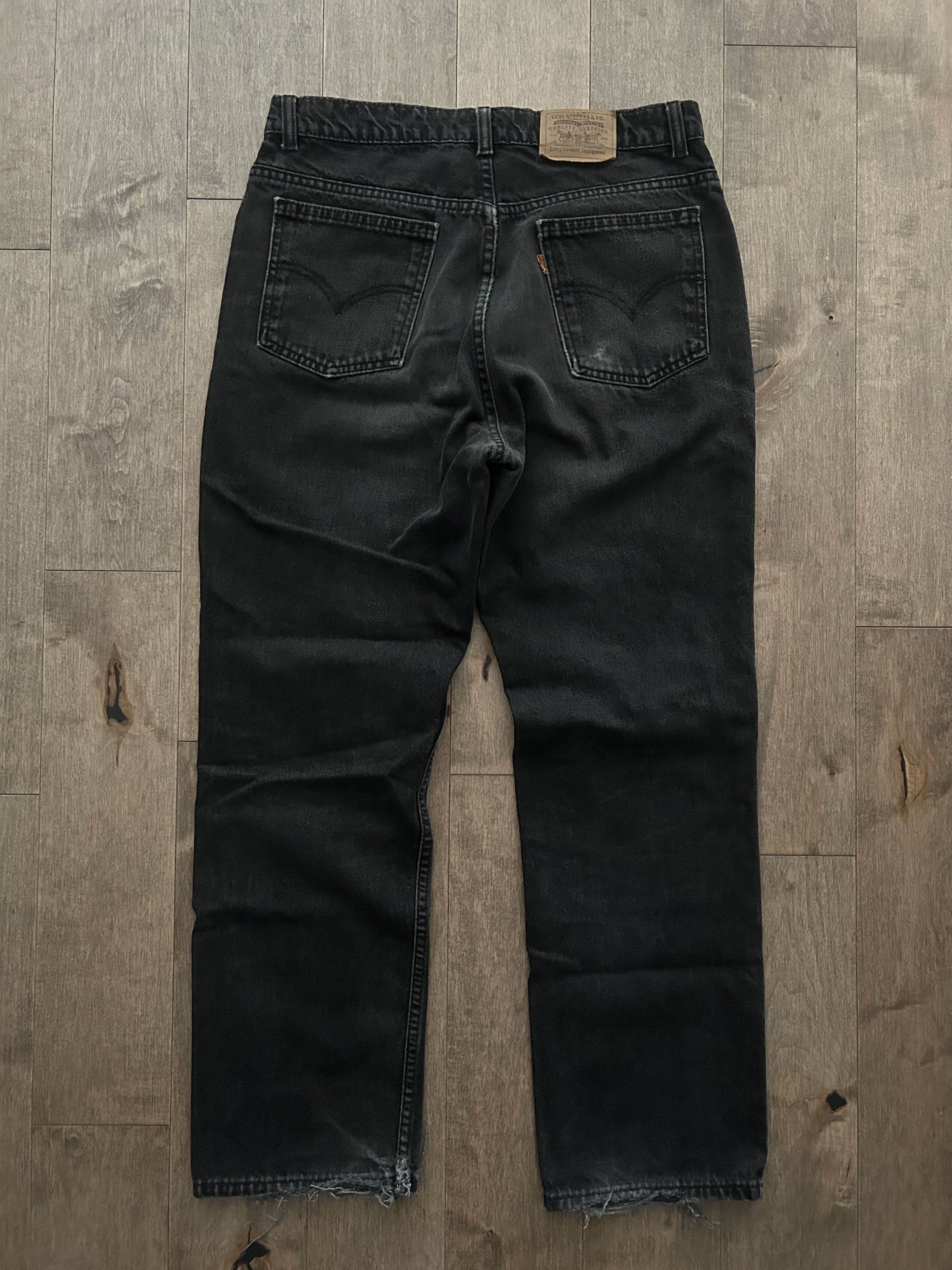Levi's Vintage Clothing Vintage Levi's Black 505 Size US 31 - 2 Thumbnail