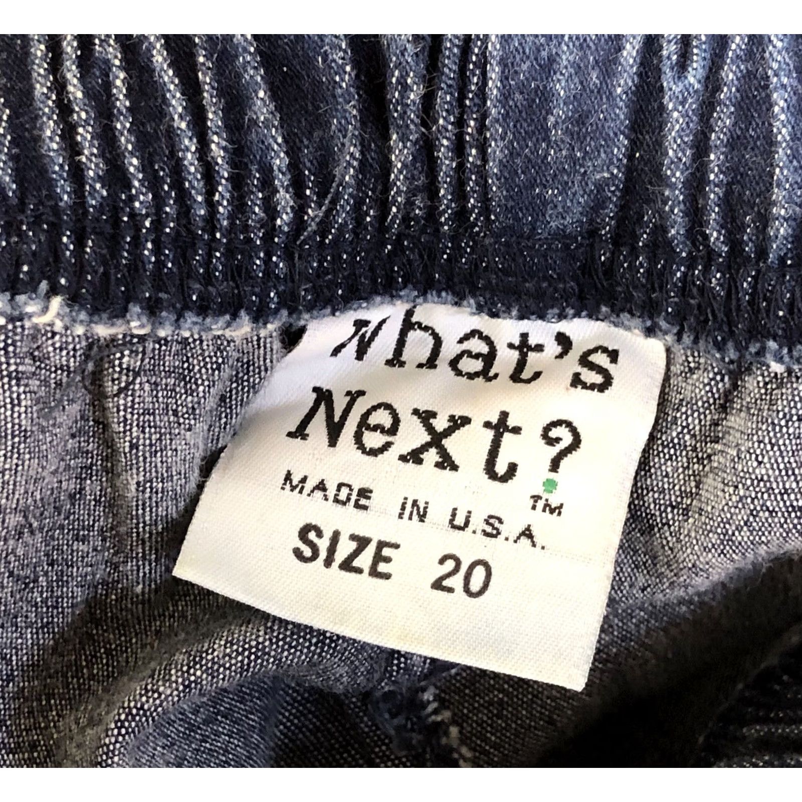 NEXT Whats Next High Rise Denim Mom Jean Shorts 20 32" Waist Dk Blue Capsule Size 40" / US 18 - 3 Thumbnail