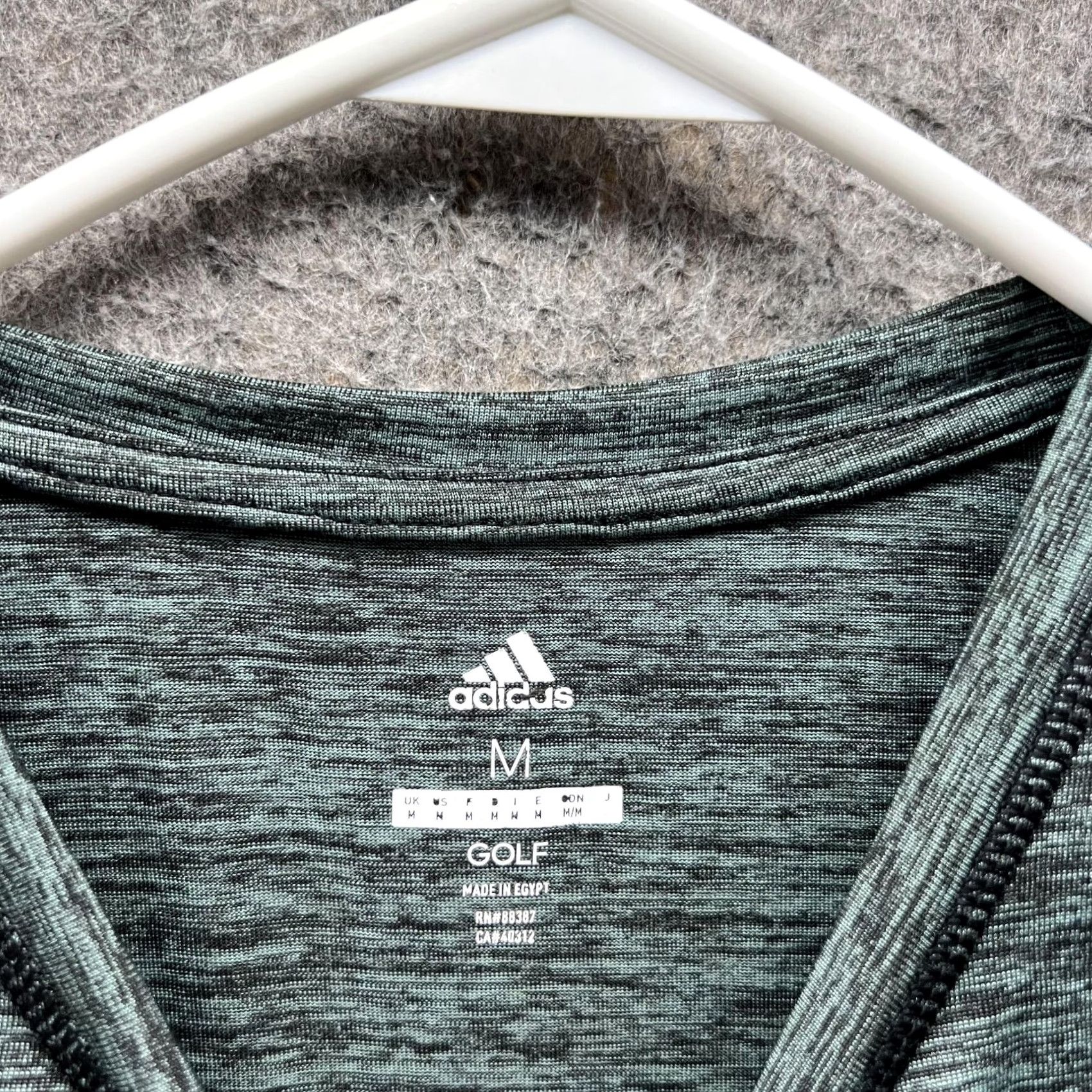 Adidas VINTAGE Adidas Shirt Women Medium Heather Green Athletic Golf Golfer Gym Size M / US 6-8 / IT 42-44 - 5 Thumbnail