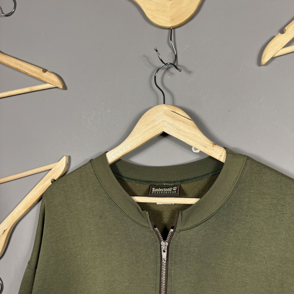 Timberland × Vintage Vintage Timberland Zip Cotton Bomber Size US XL / EU 56 / 4 - 4 Thumbnail