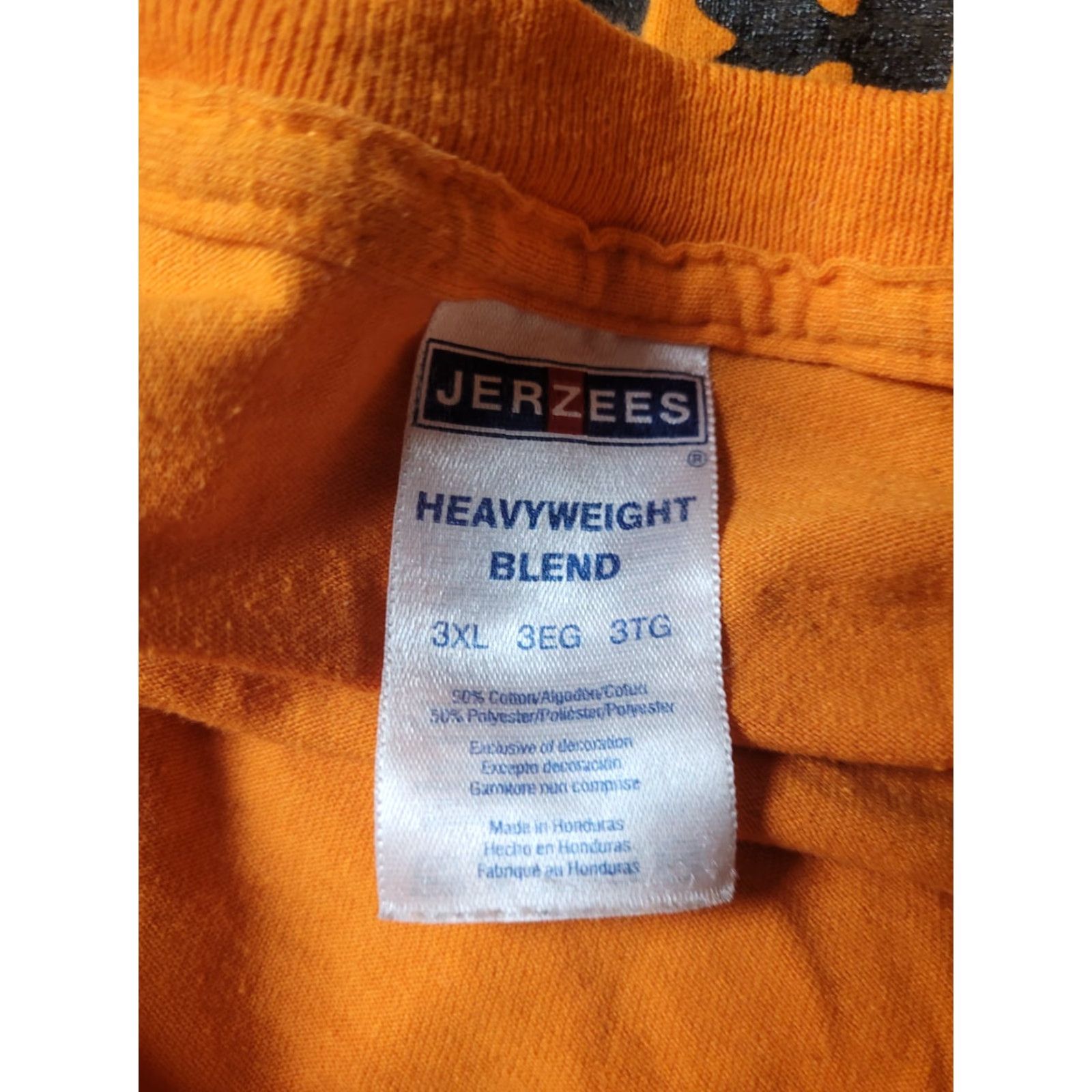Jerzees VINTAGE Jackson MI Civil War Muster 30th Anniversary T Shirt 3XL XXXL Jerzees Crew Neck Short Sleeve Orange Graphic Tee Men Size US XXL / EU 58 / 5 - 4 Thumbnail