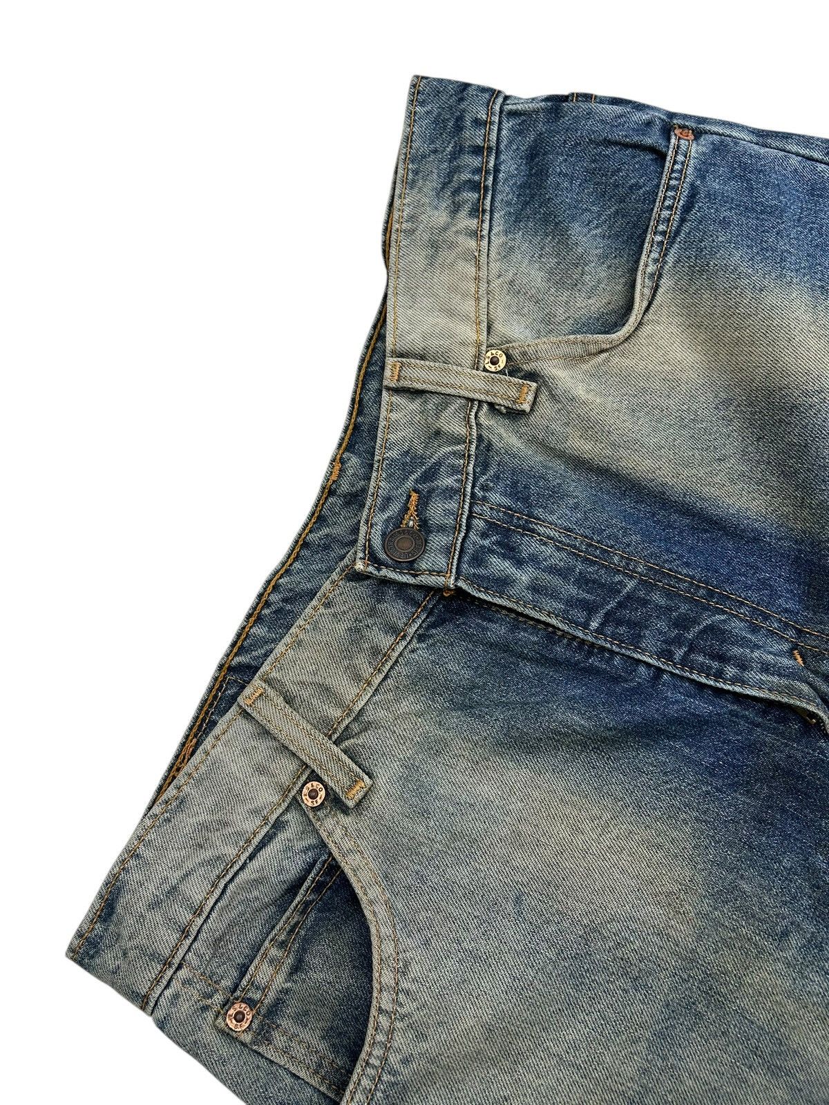 Levi's Levis Vintage Clothing 605 Orange Tag Acid Washed Distress Size US 32 / EU 48 - 12 Thumbnail