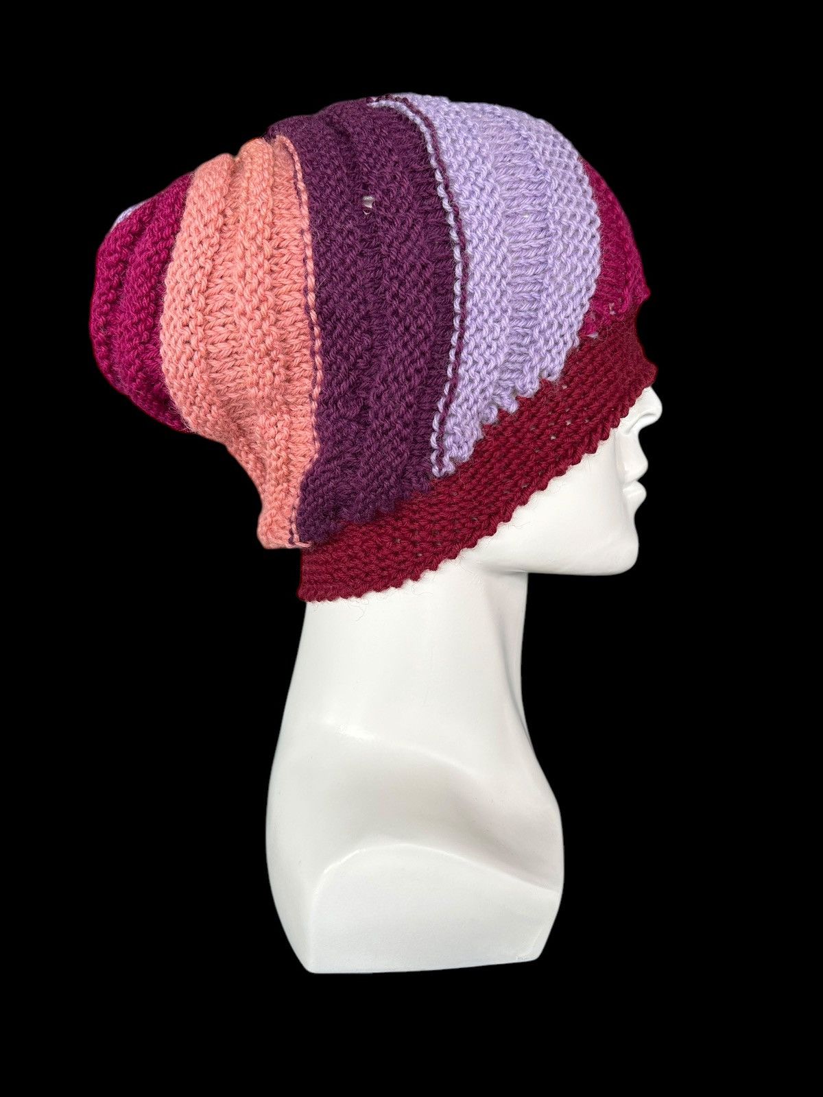 Japanese Brand × Kapital × Vintage Crochet Knitted Handmade Beanie Hats Size ONE SIZE - 3 Thumbnail